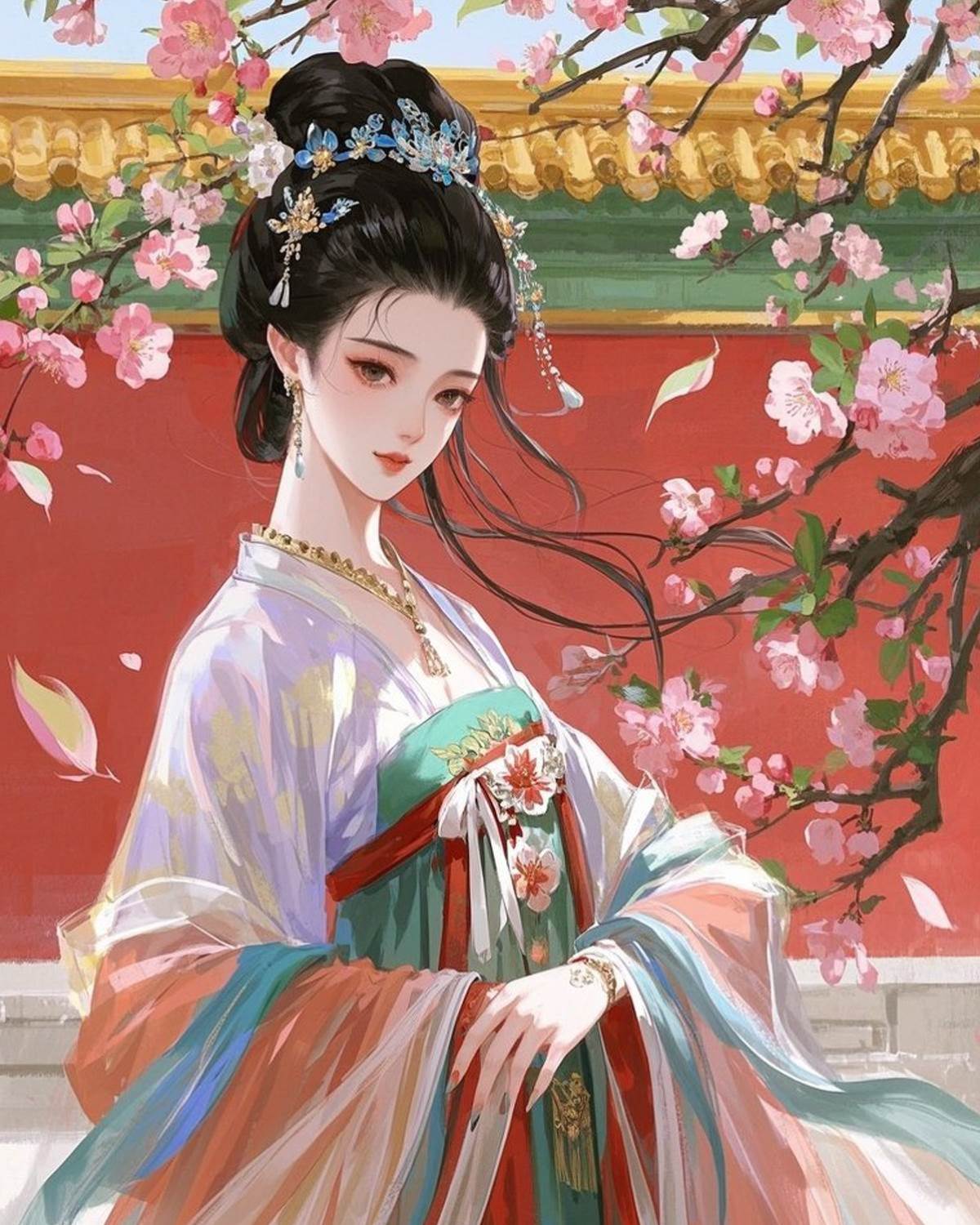 朱樓盛放海棠春