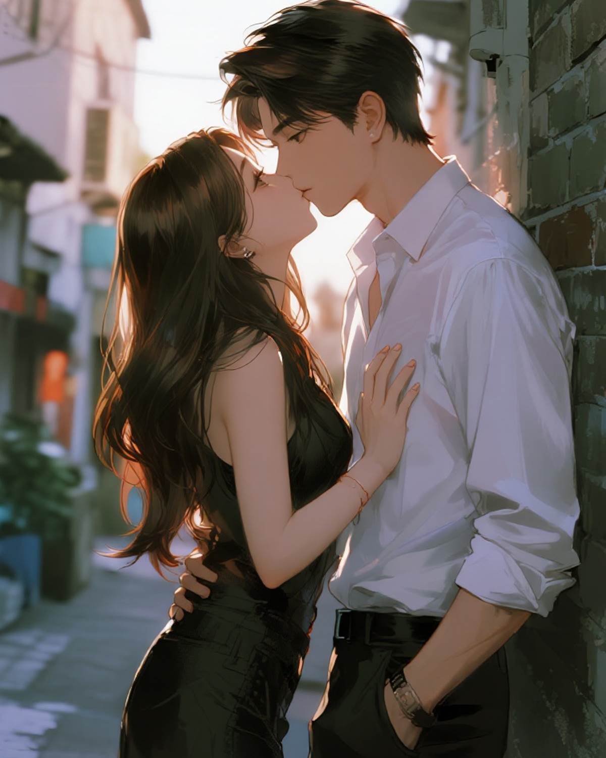 被校霸堵在小巷，我把他親到上癮