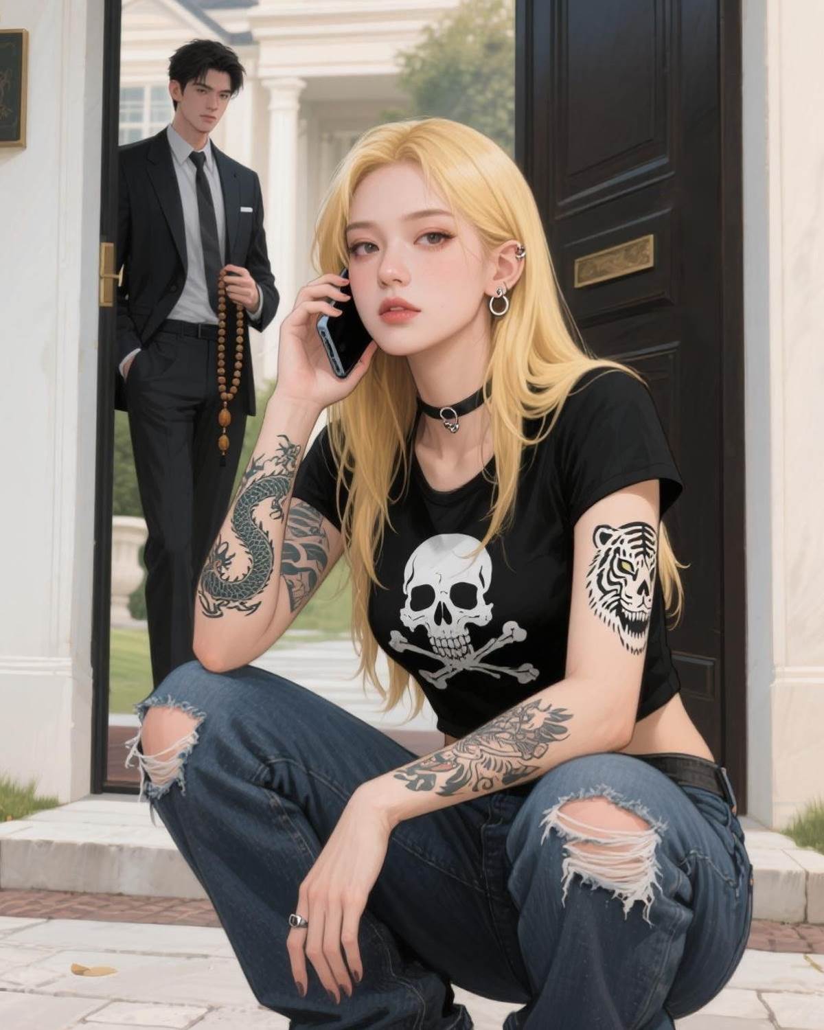 魚攤上的黃毛千金