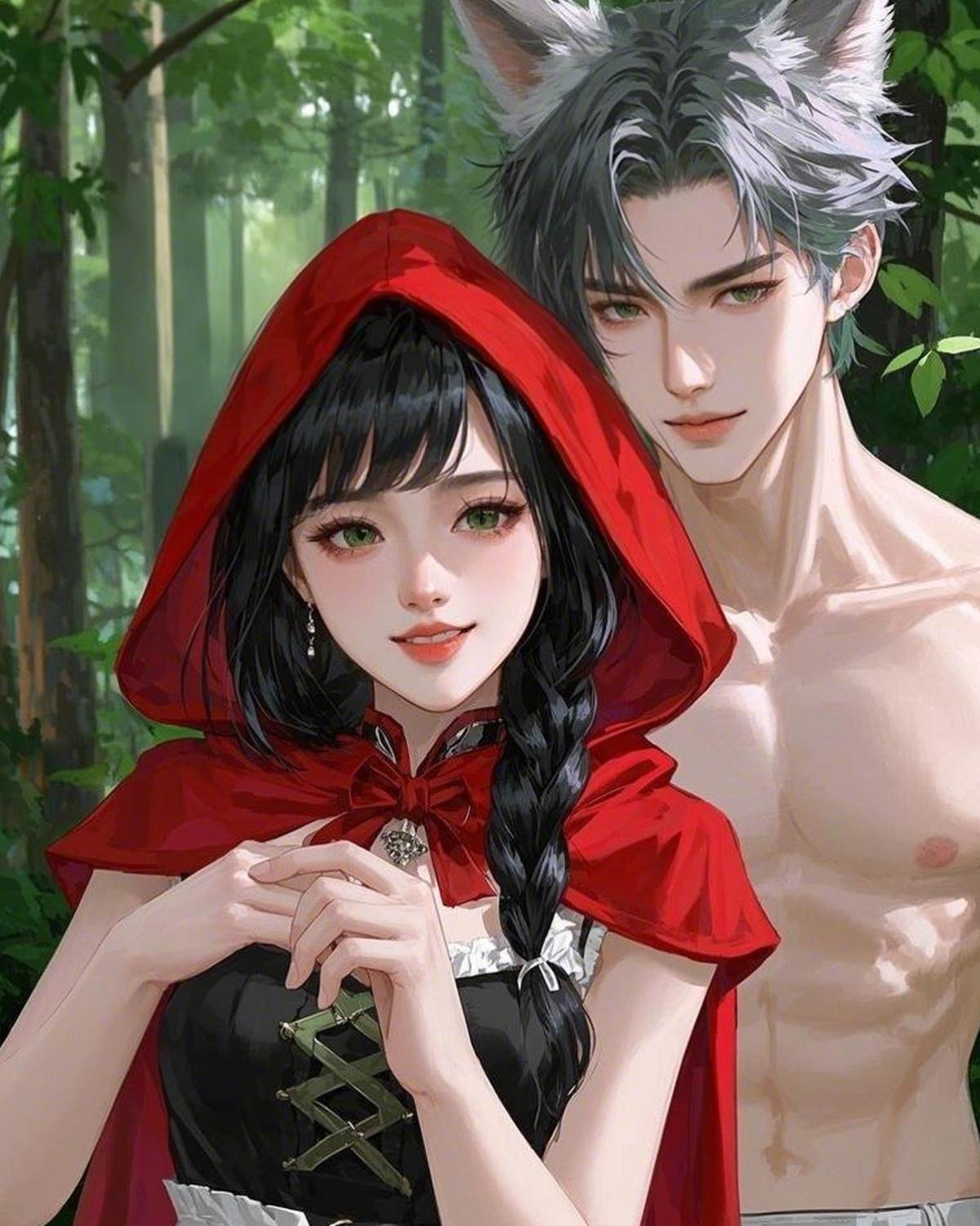 小紅帽跟大灰狼他倆有一腿