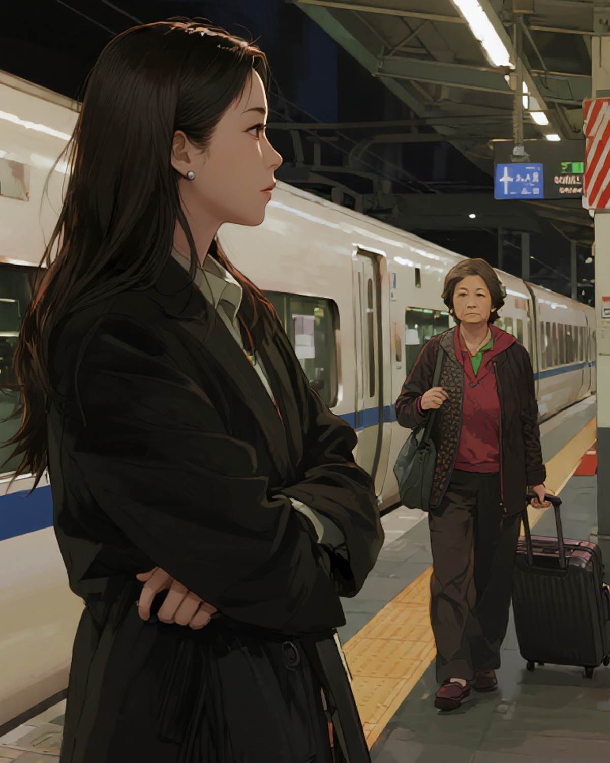 婆婆鬧著回老家，我連夜送高鐵站