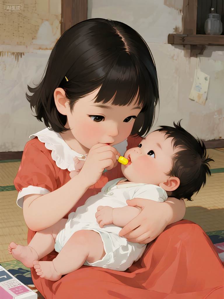 我弟長腦子了！