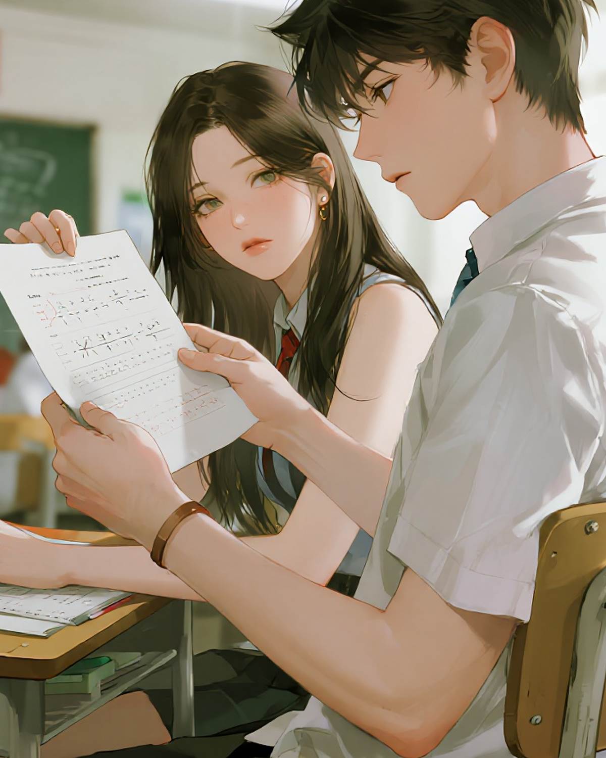 智性戀女配發現男主數學6分后