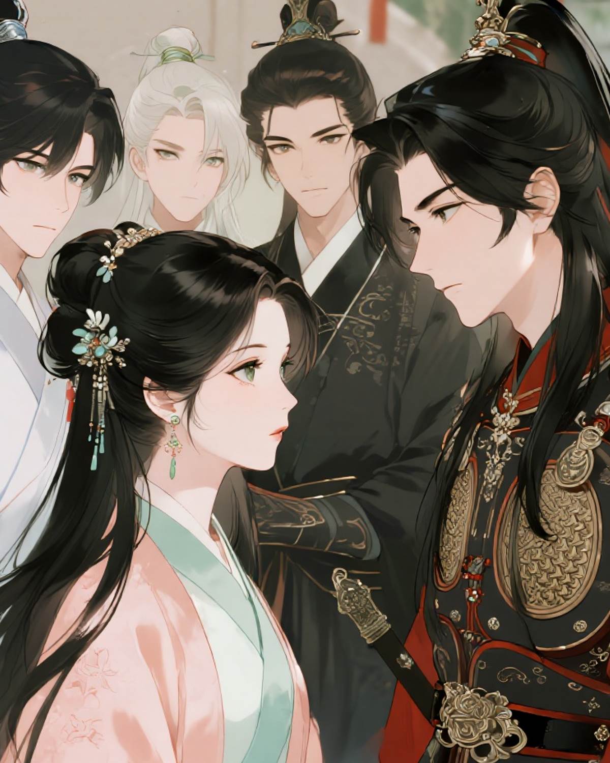 夫君打仗帶回我三個相好怎麼辦？