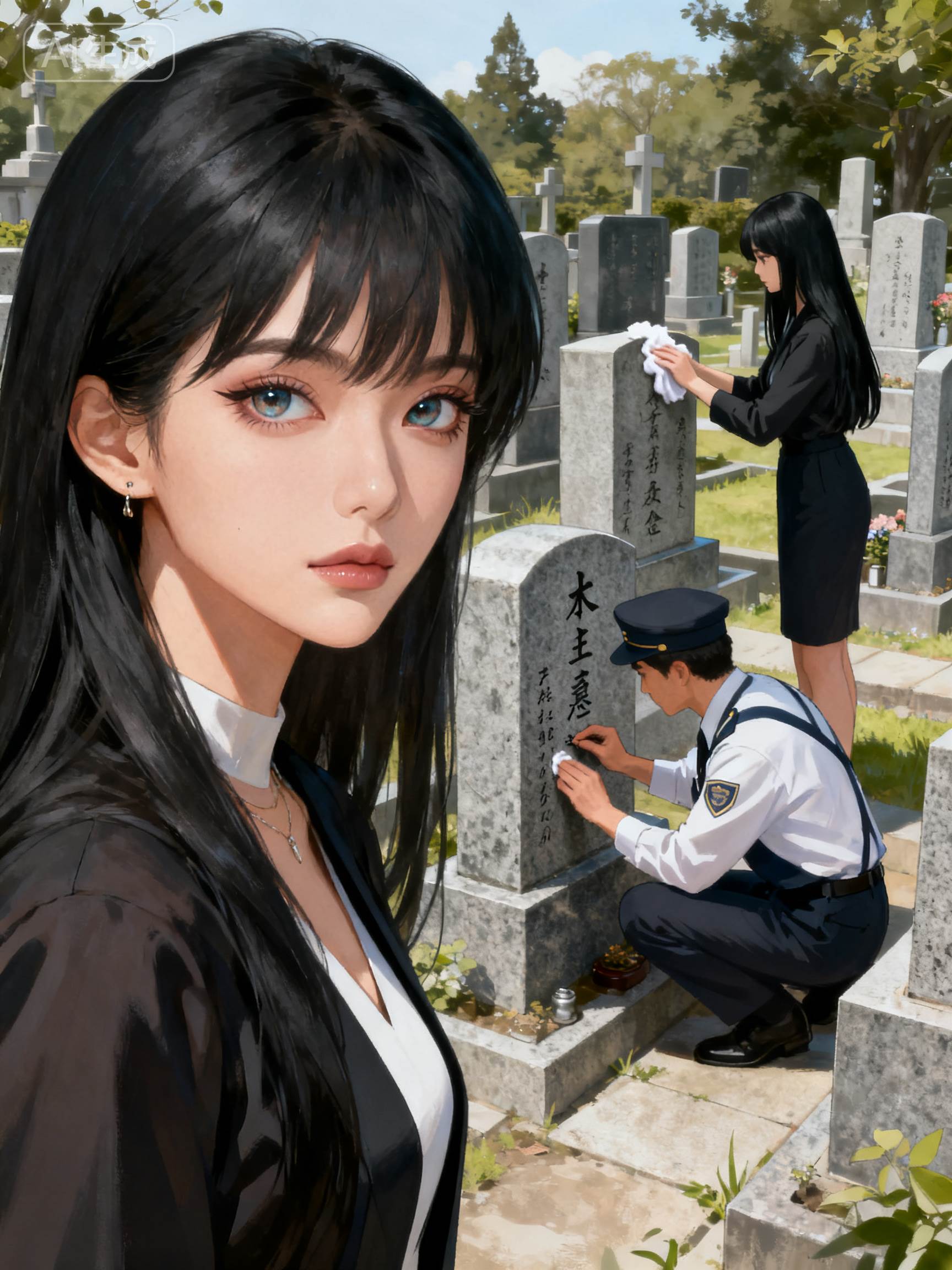 給老公選墳時才發現，他騙了我八年