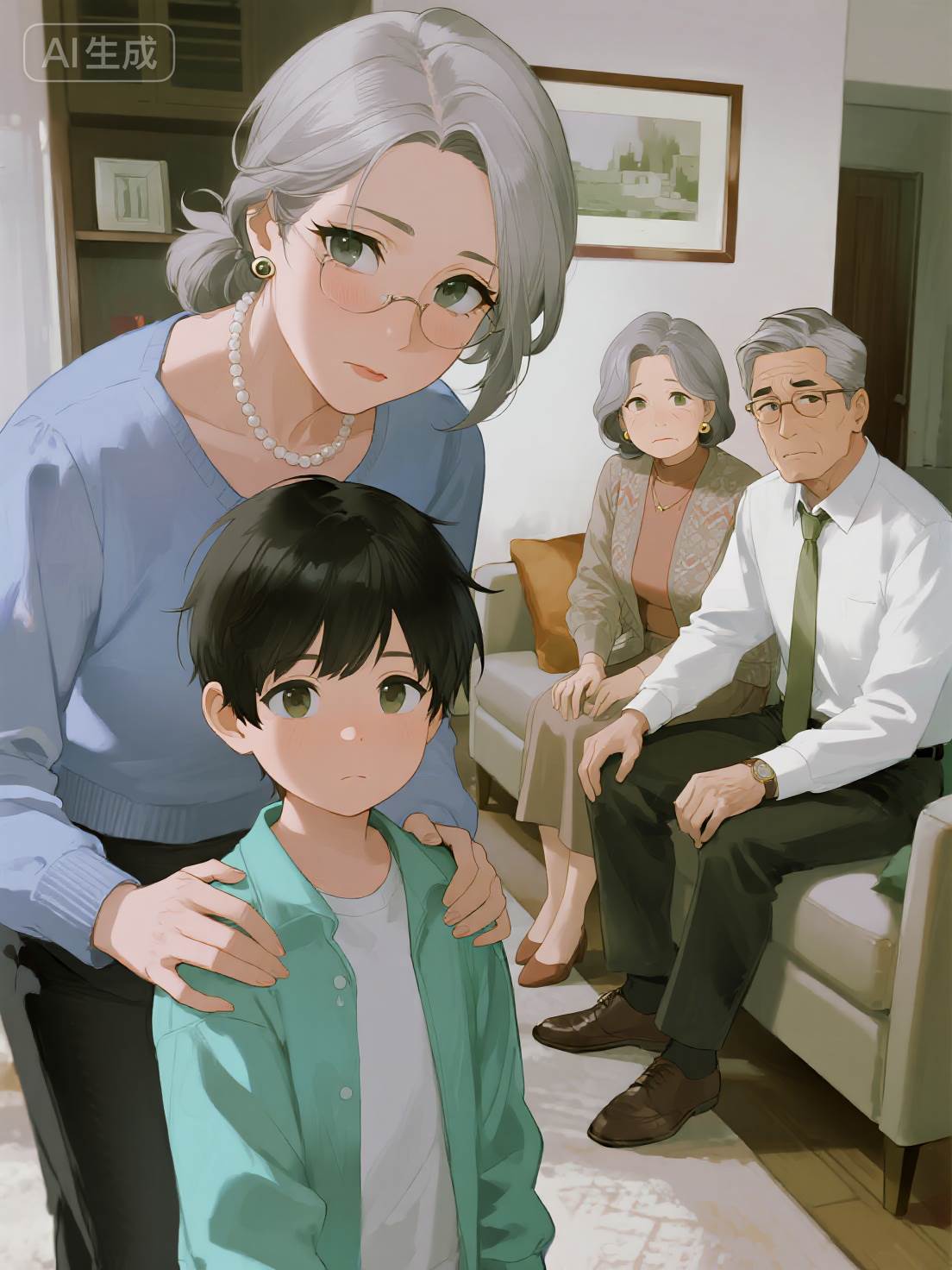 爸媽退休金太高，親戚連夜送來了孫子