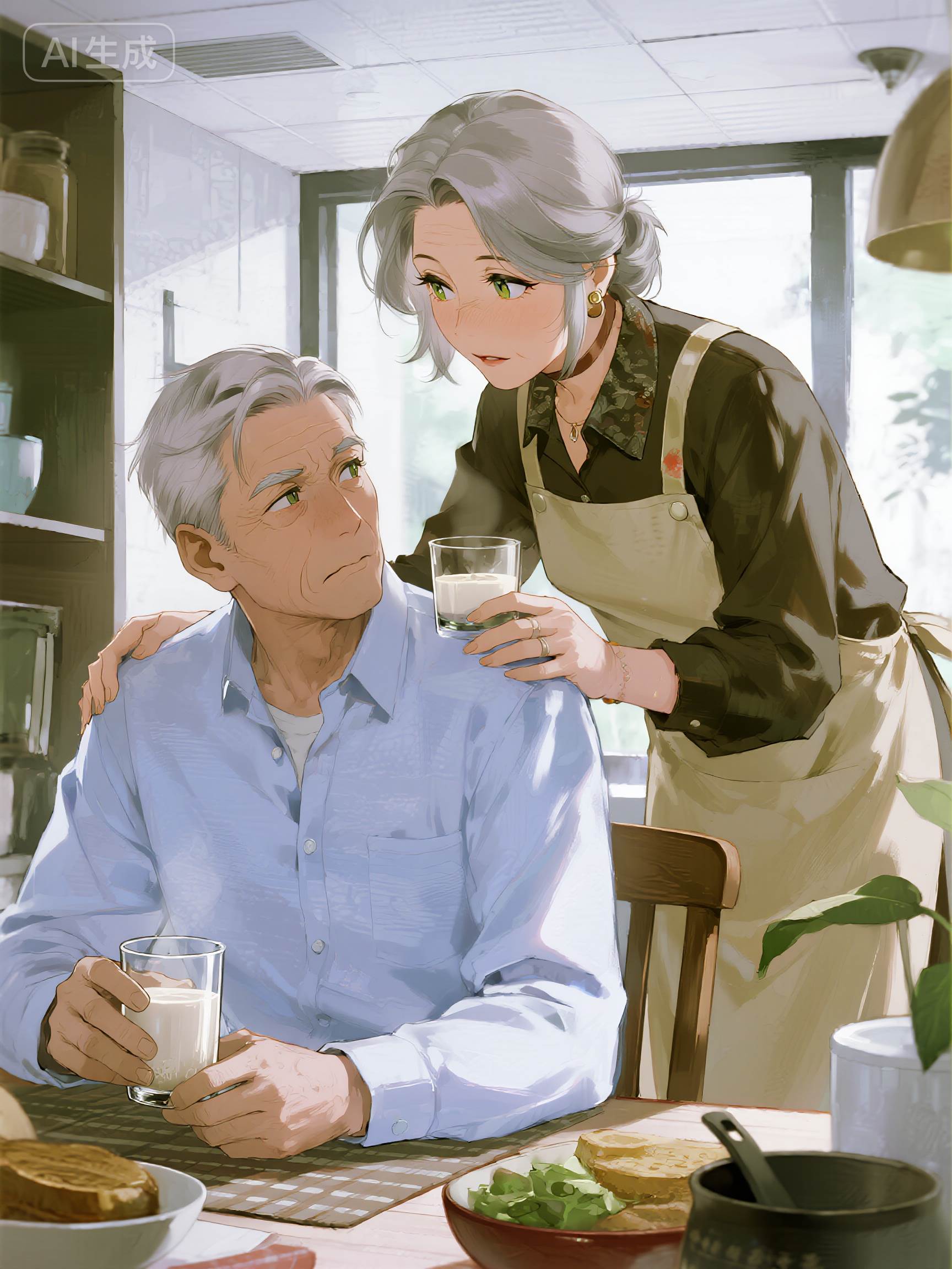 老伴愛喝甜豆漿，50歲我不伺候了