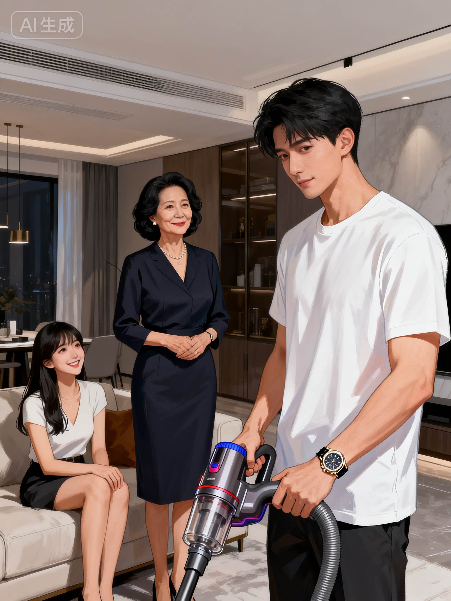 女兒帶回來的窮男友，是我二十年前豪門未婚夫的兒子