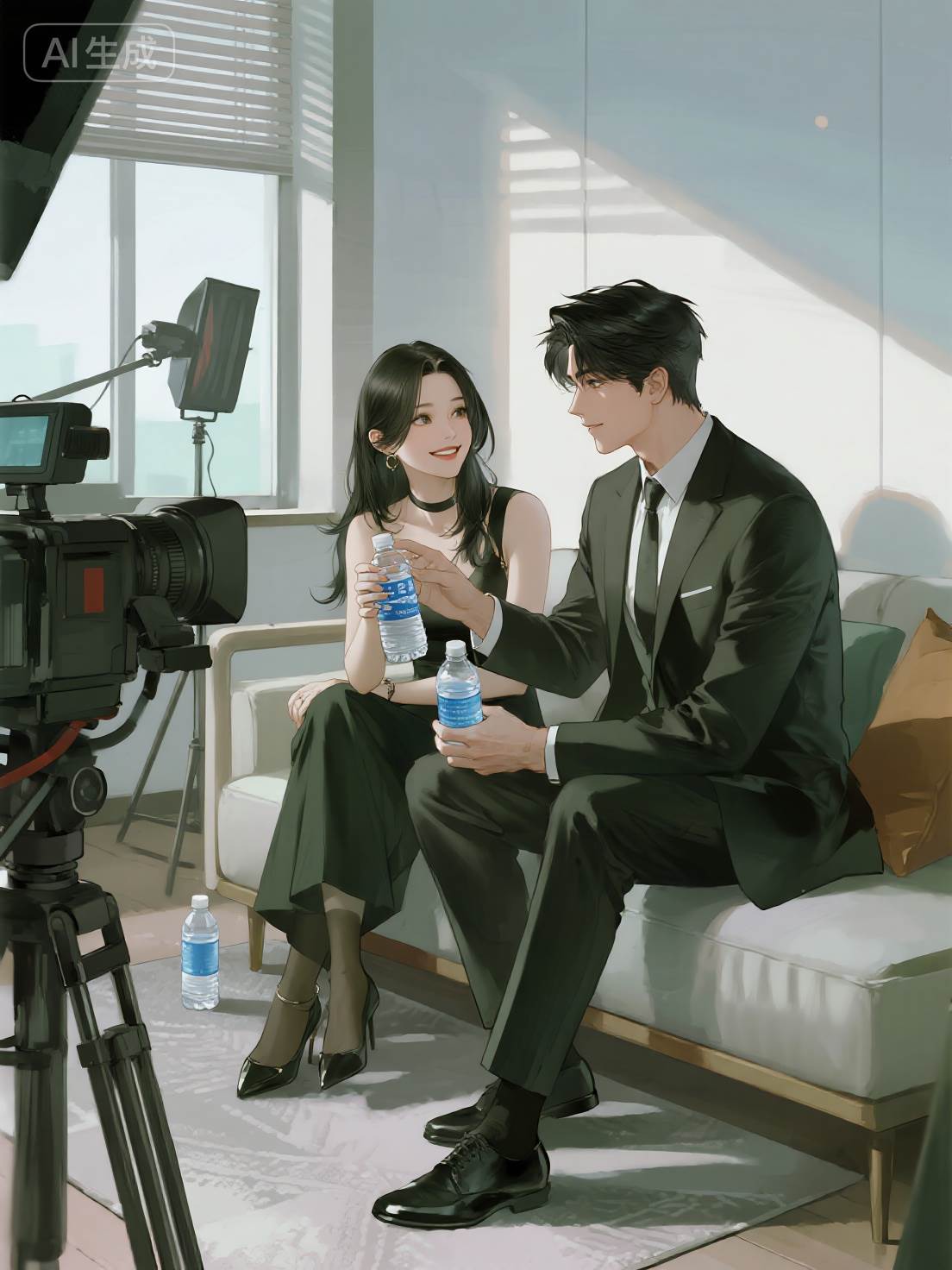 全網直播夫妻綜藝，我老公忘了關麥