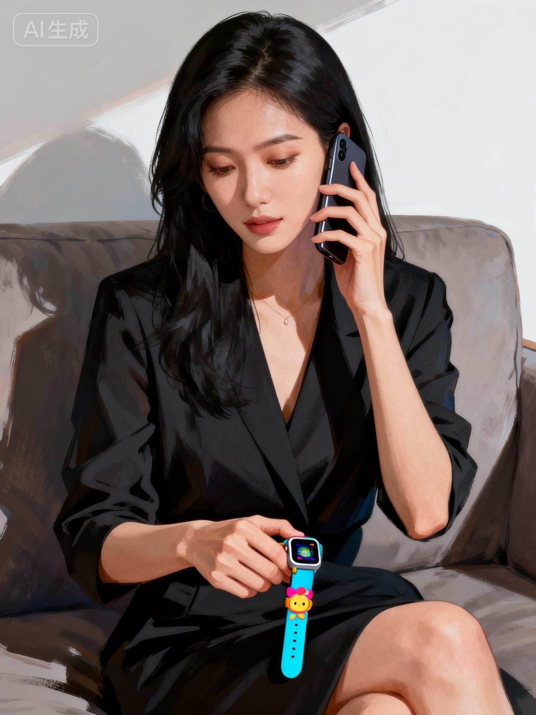 兒子的電話手表，暴露了老公的特殊癖好