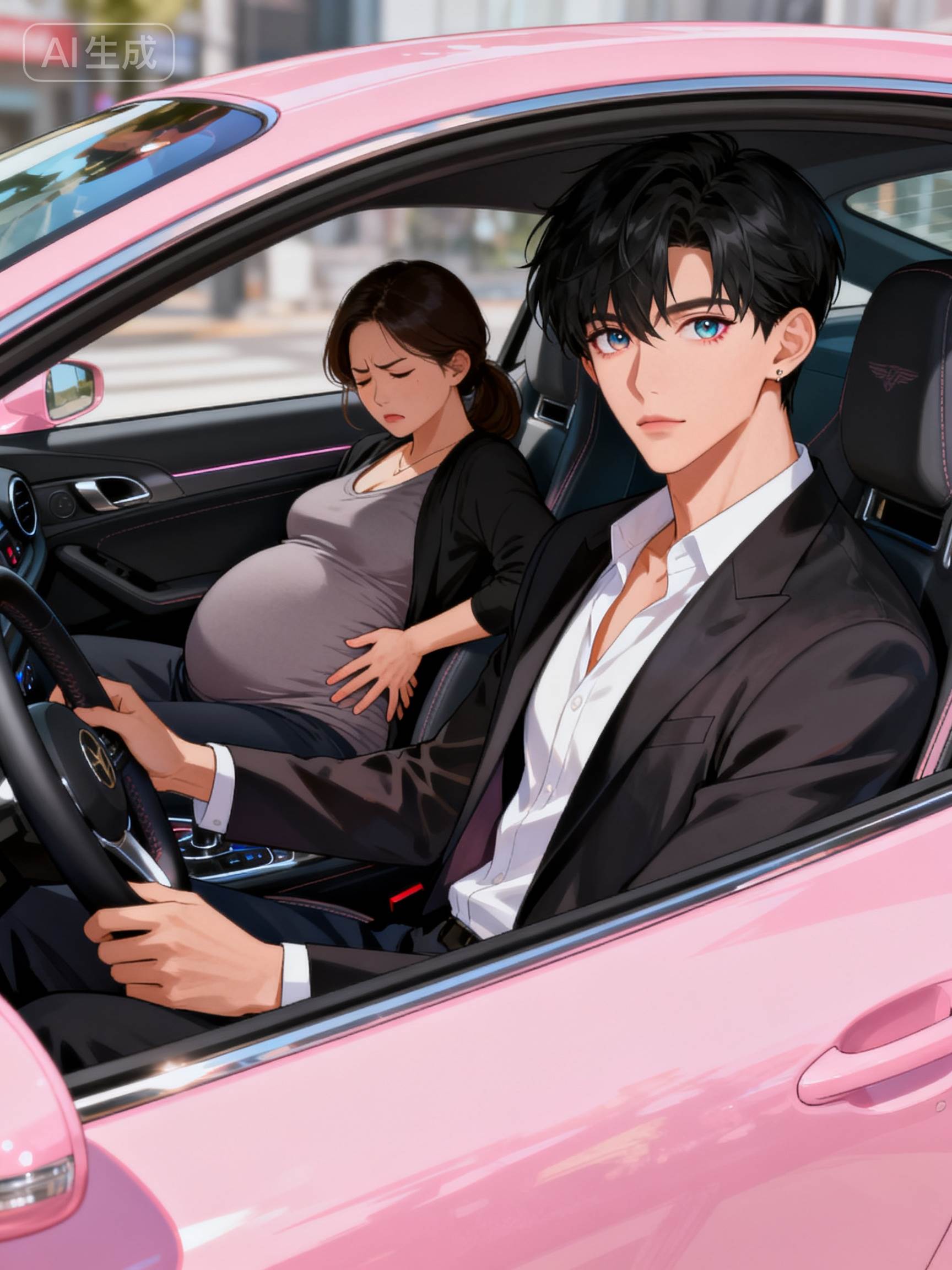 一輛粉車引發的事故