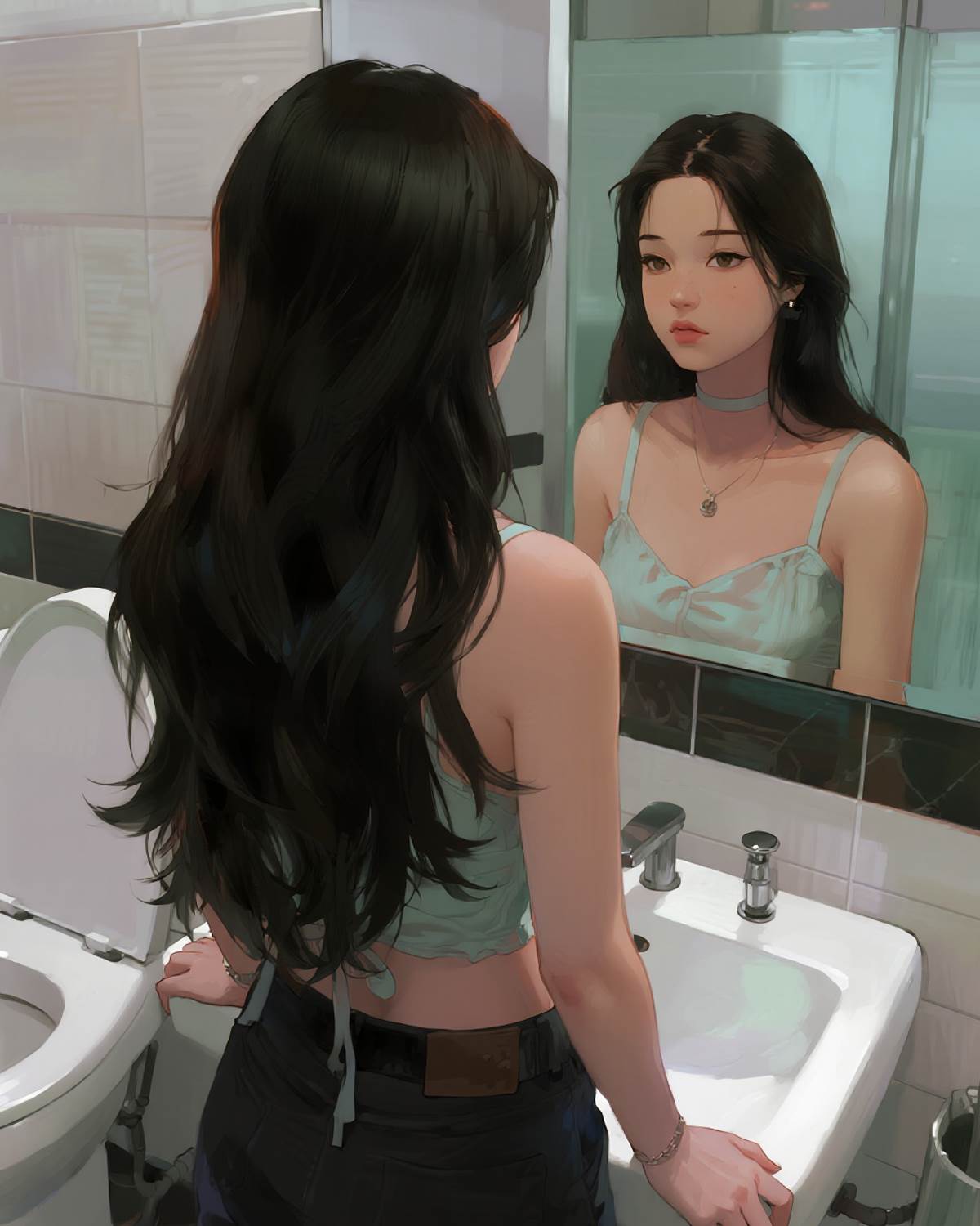 再帥的臉也經不起馬桶圈考驗