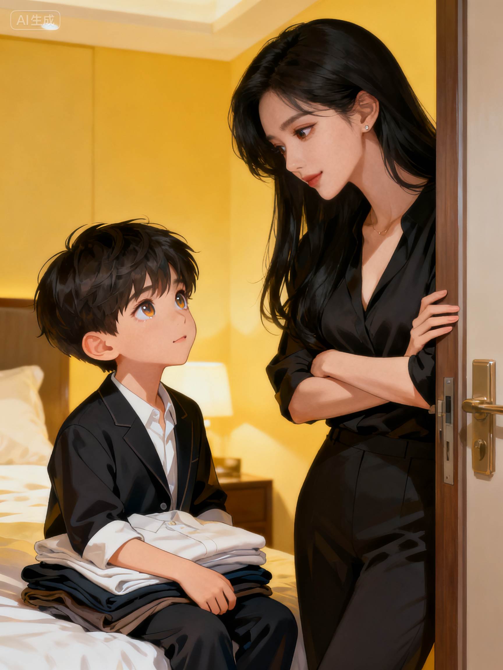 收養了真千金的兒子