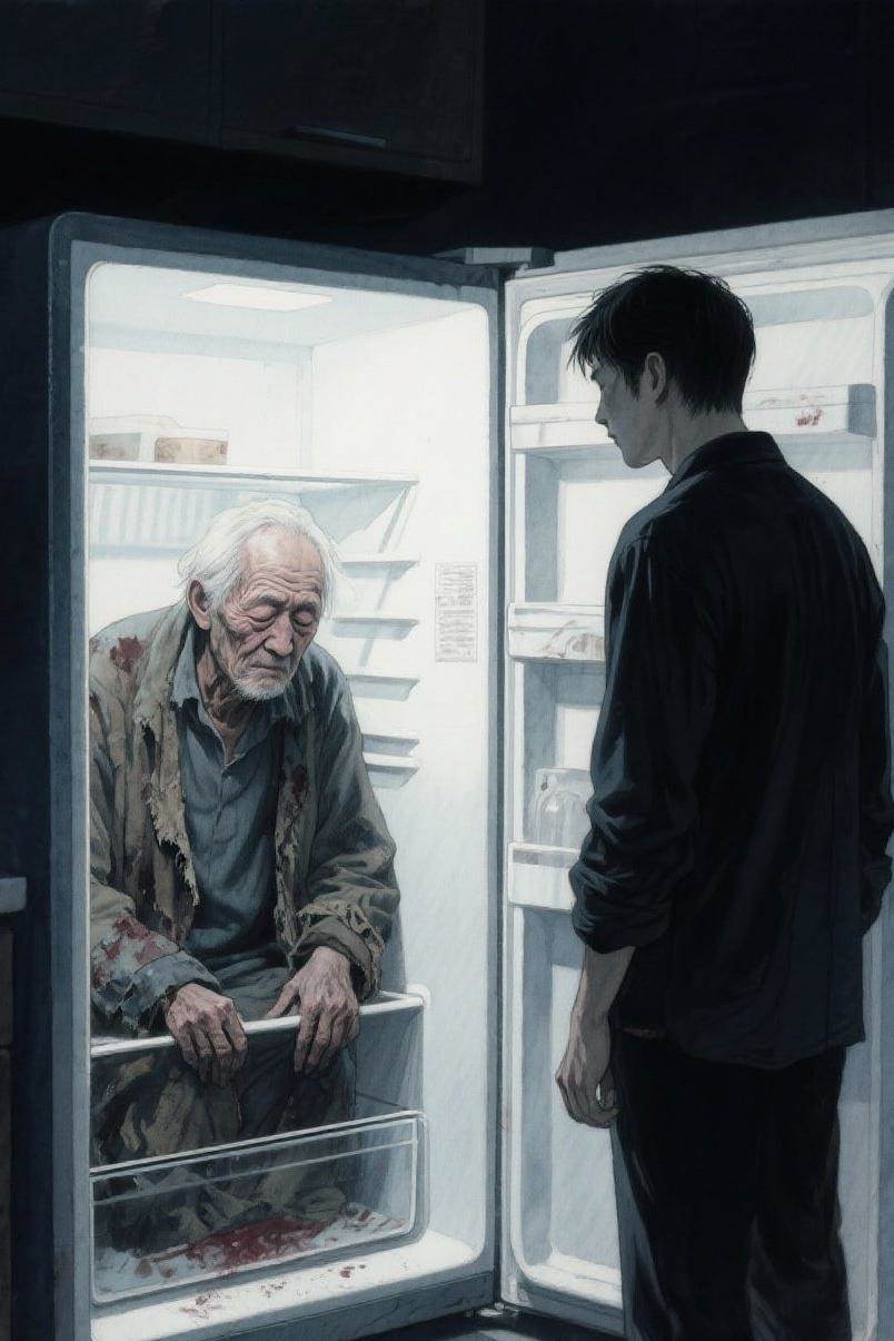 把爸爸放進冰箱