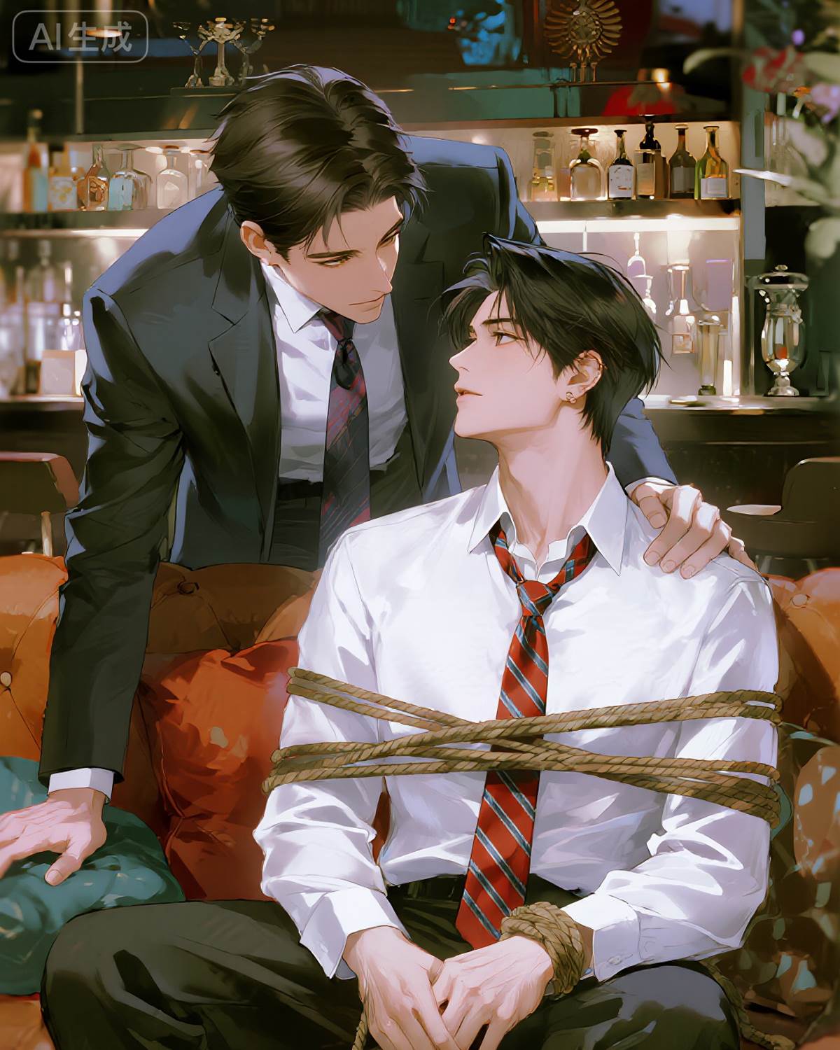 禁慾男二崩人設了