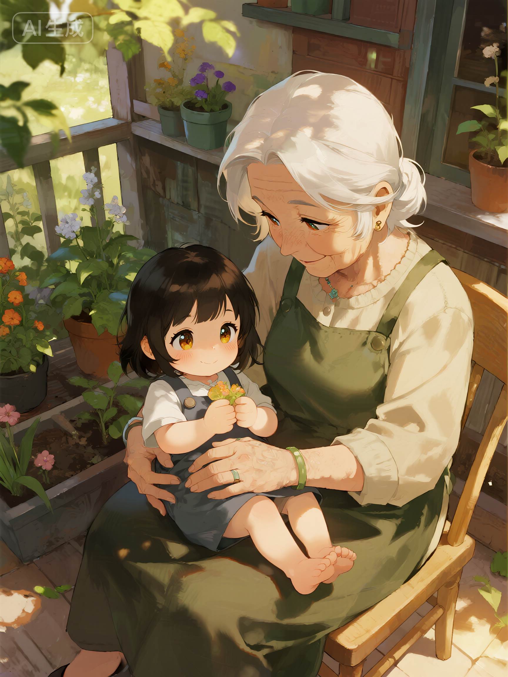 奶奶中了五百萬後