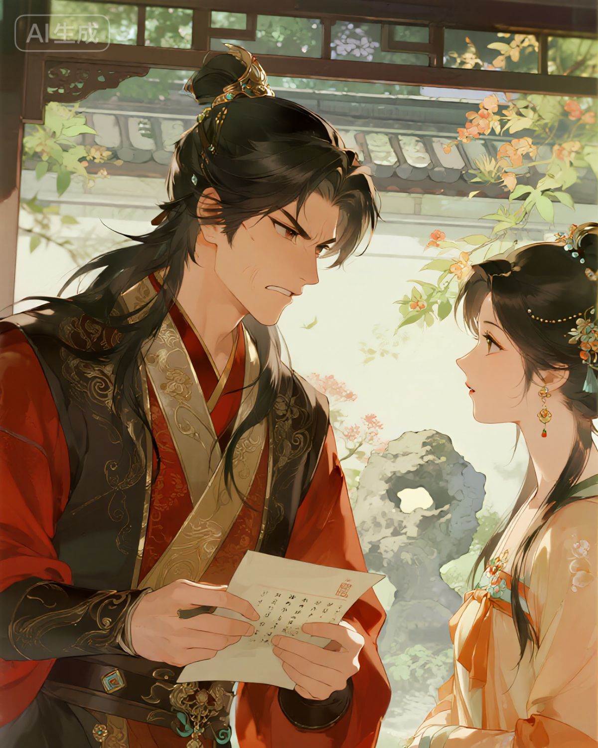 入宮為妃後，陸大少哭紅了眼