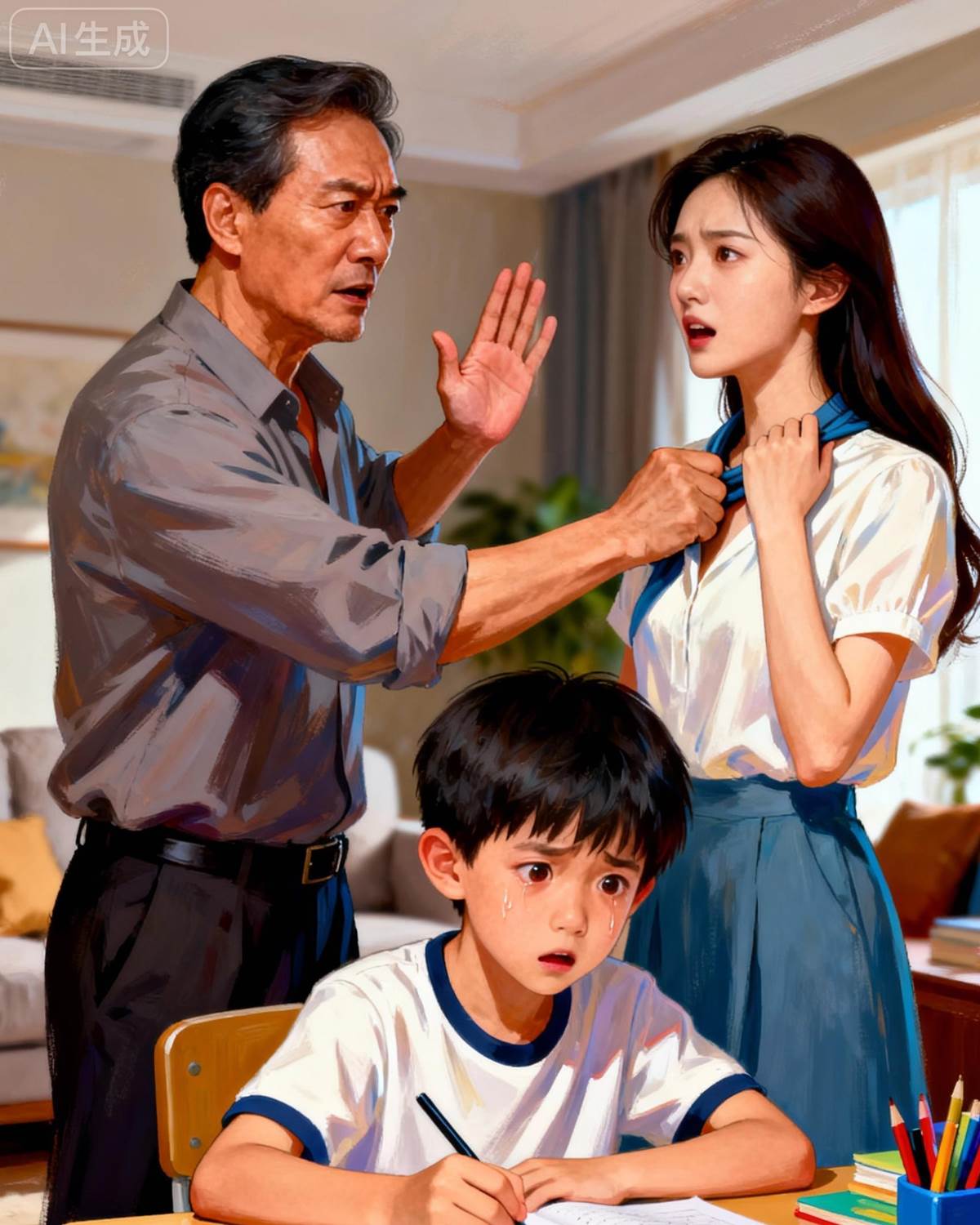 公公扇我巴掌，我掀翻他全家