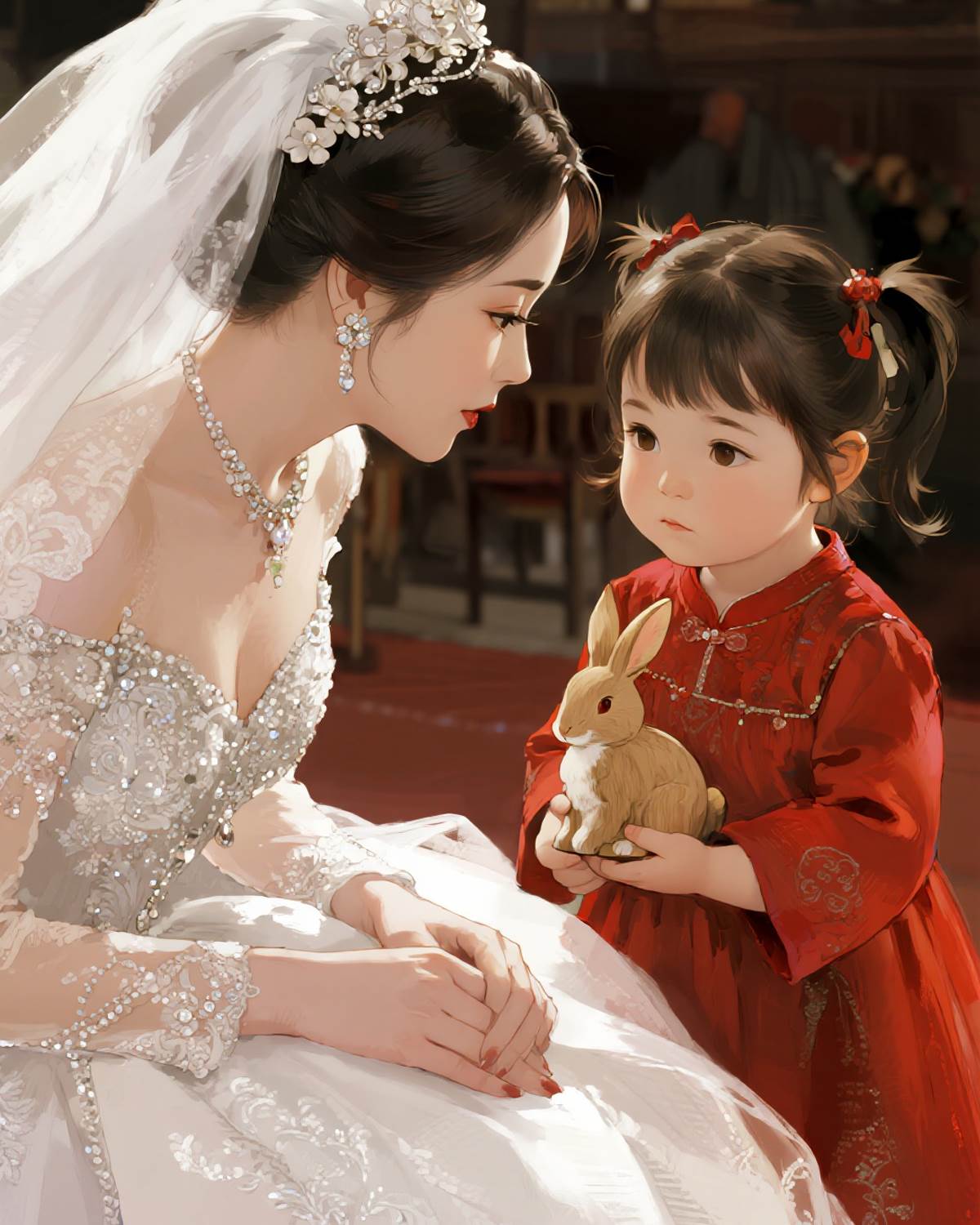 三歲姪女送我兔子木雕，我當場悔婚