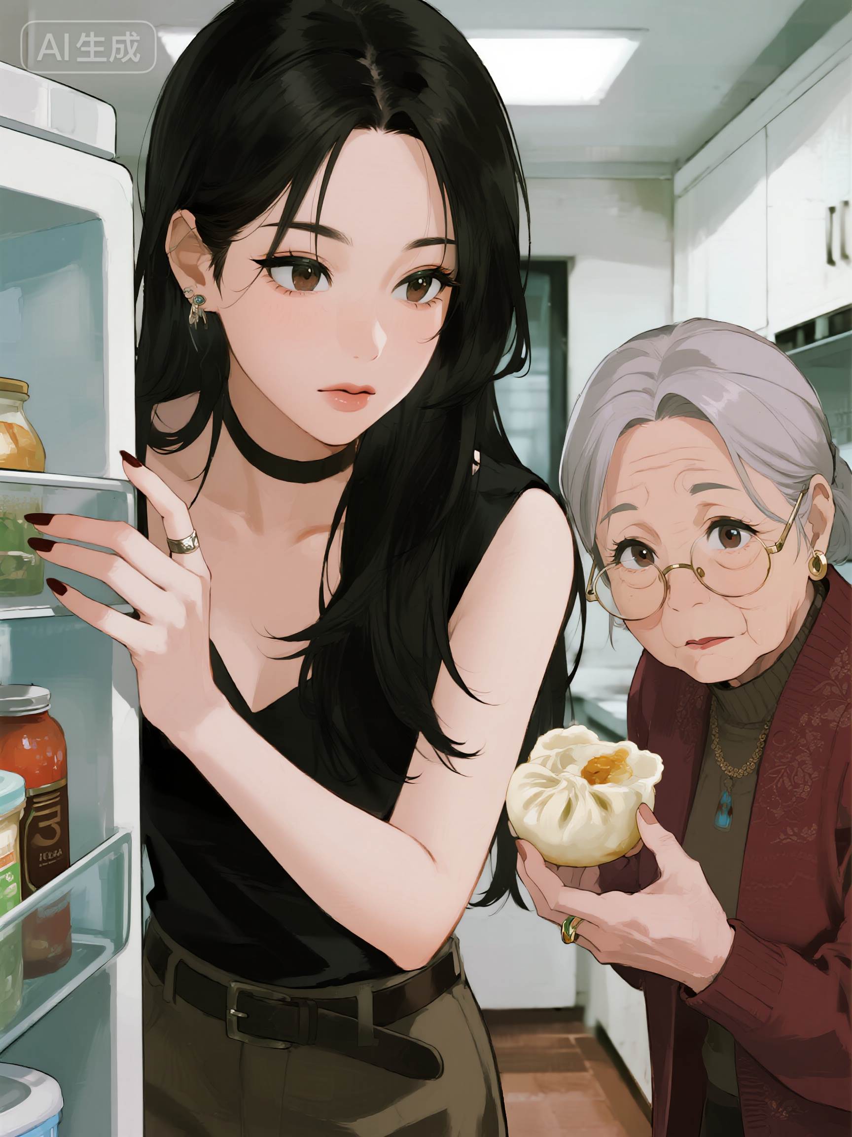 糖尿病婆婆愛吃肉，吃吧，吃死算