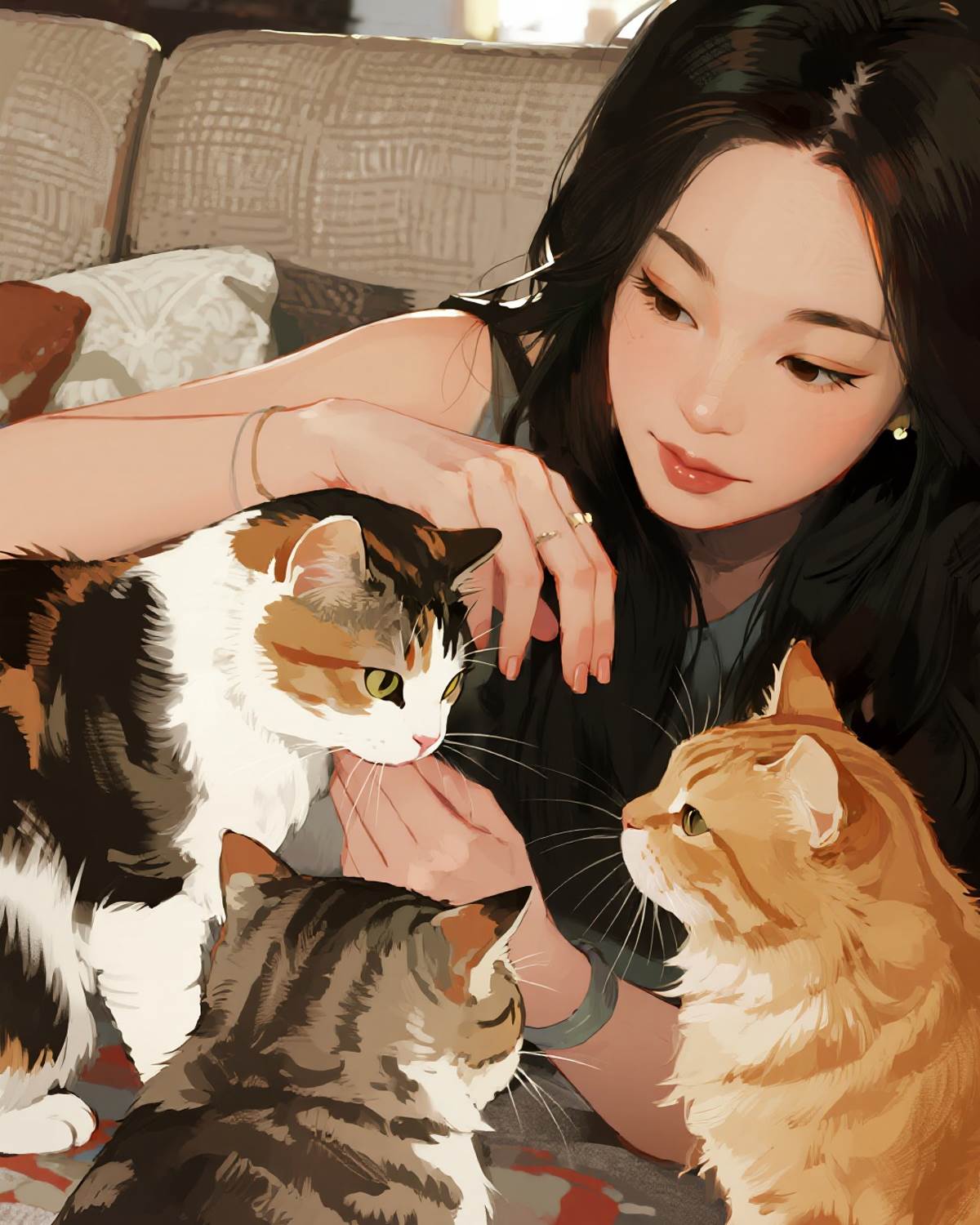 合租到三隻貓室友