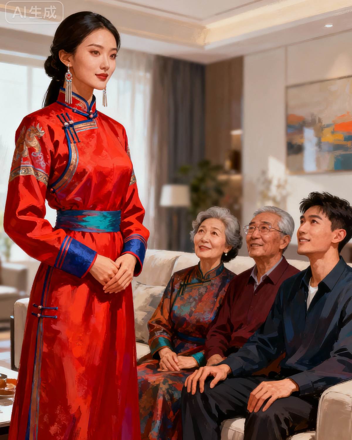 兒媳嫁到，這個家終於有人做主了