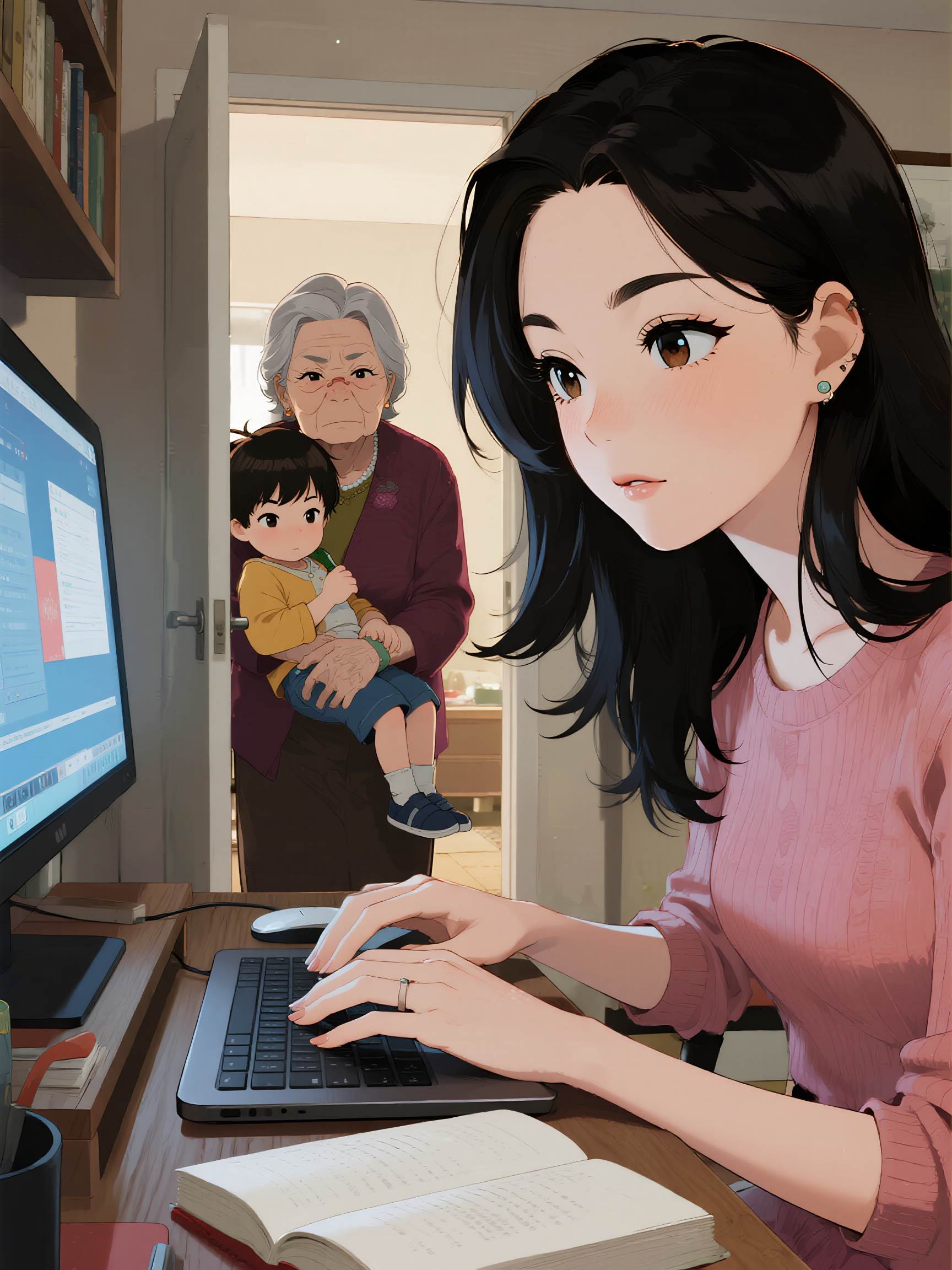 婆婆催我洗澡，我讓全家喝西北風