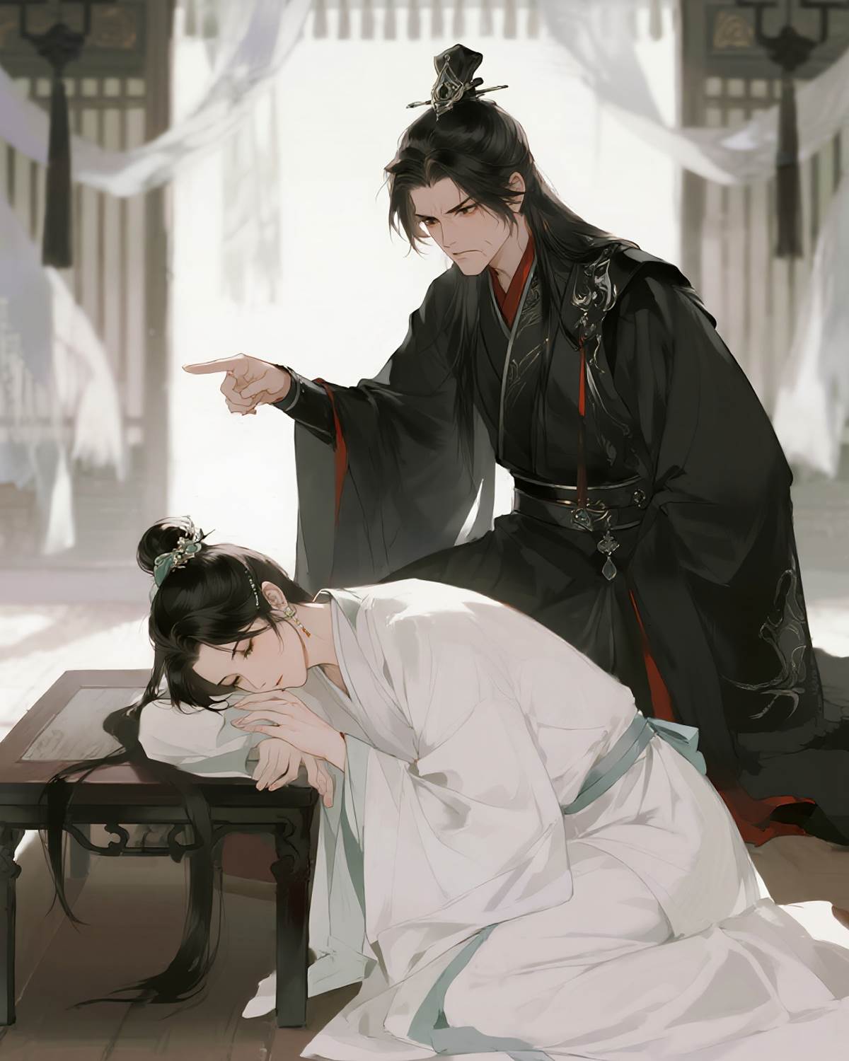 給王爺燒了十個紙人美妾後，他詐屍了