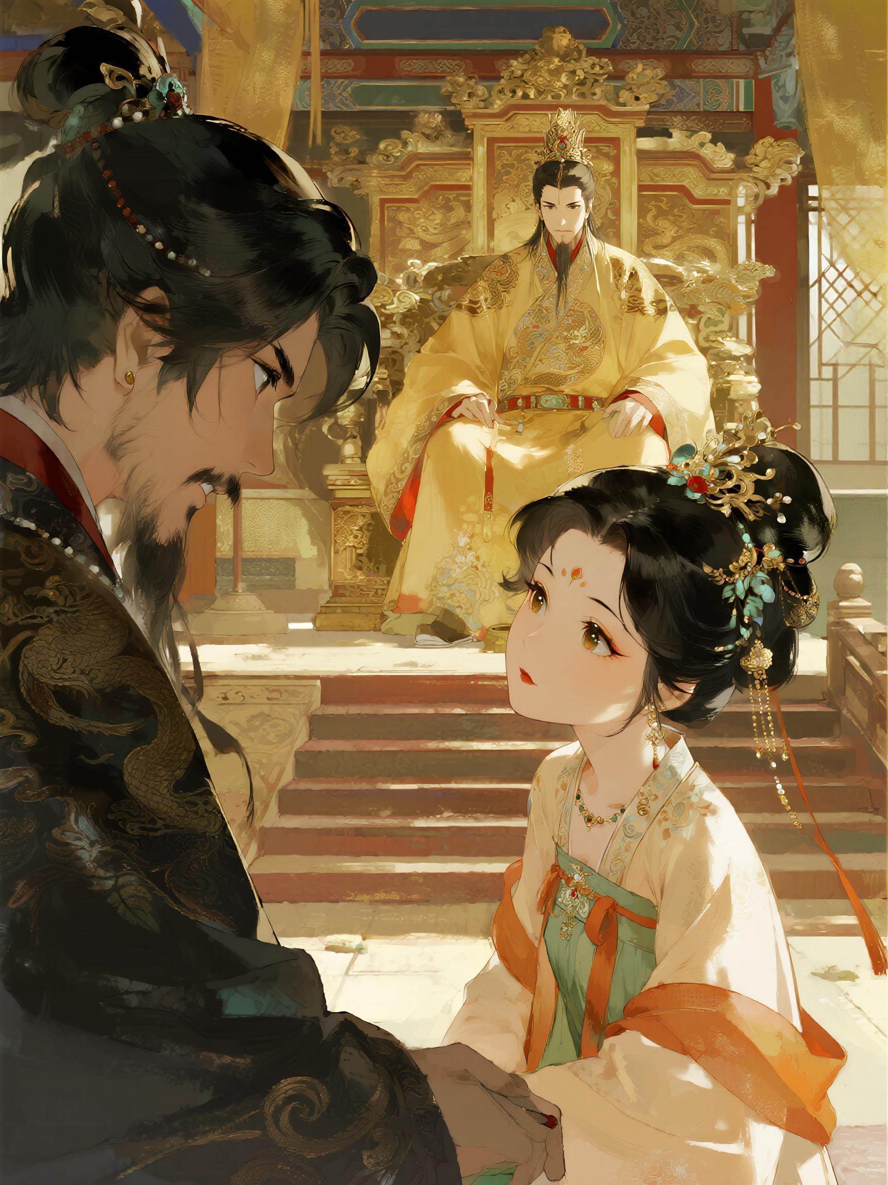 金鑾殿上看見爹後，娘改嫁了