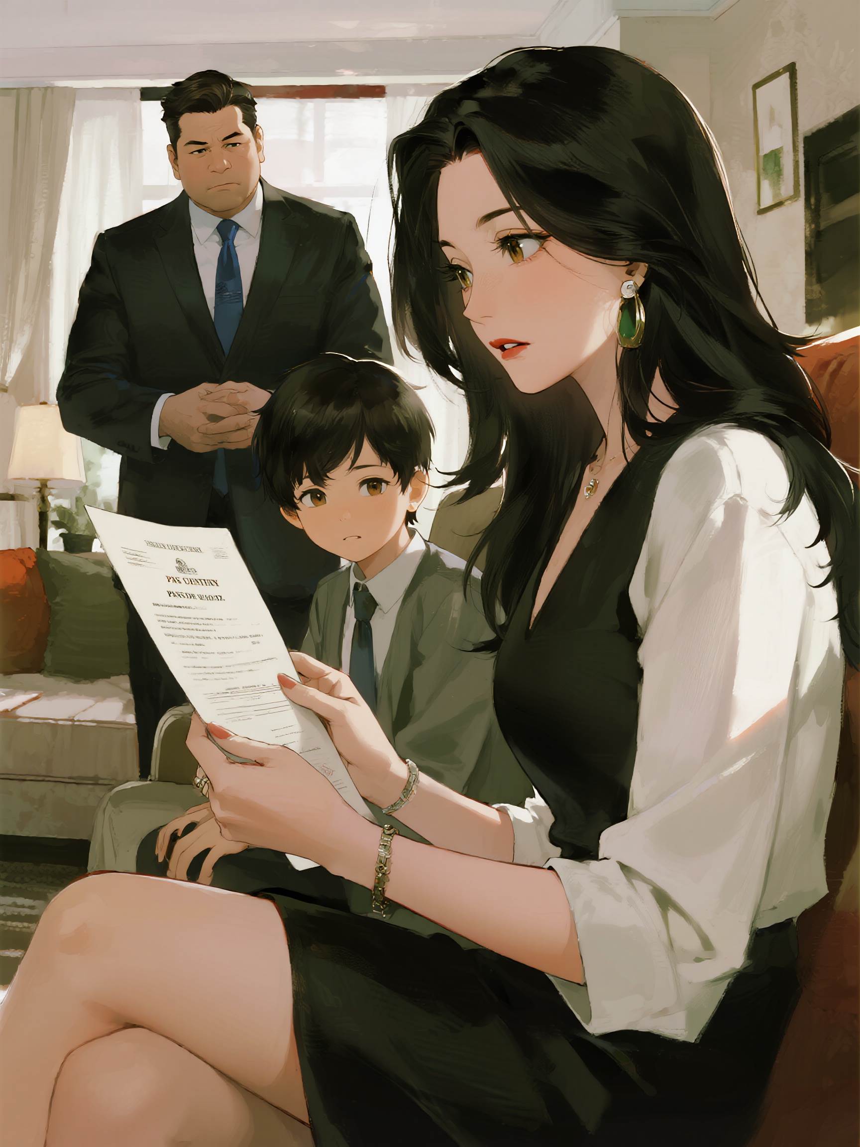 弟弟跟富爸爸認親後，我暴富了