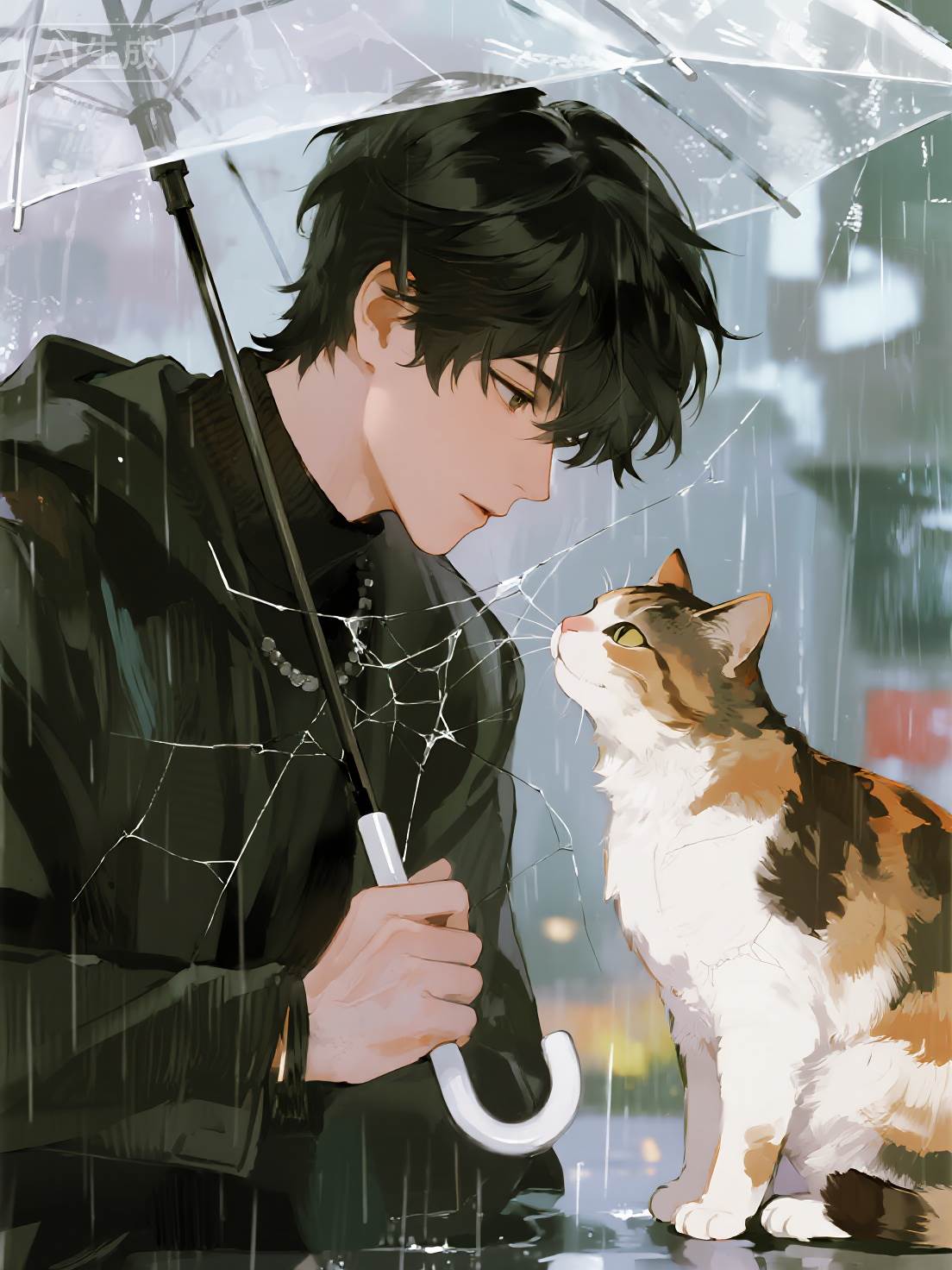 小貓養的漂亮人類