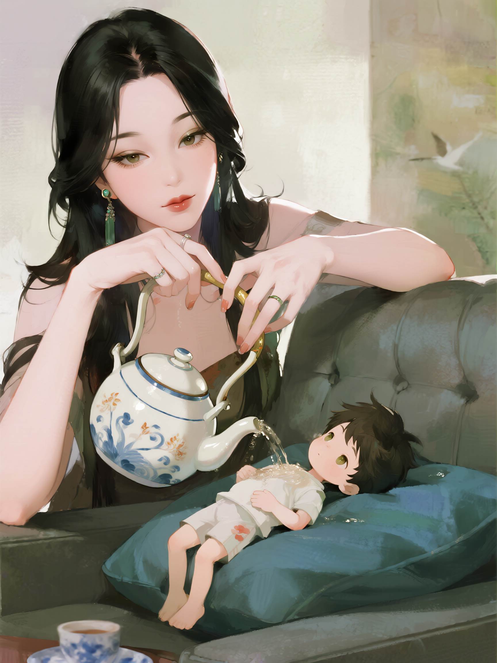 老公和弟弟的玩偶共感後