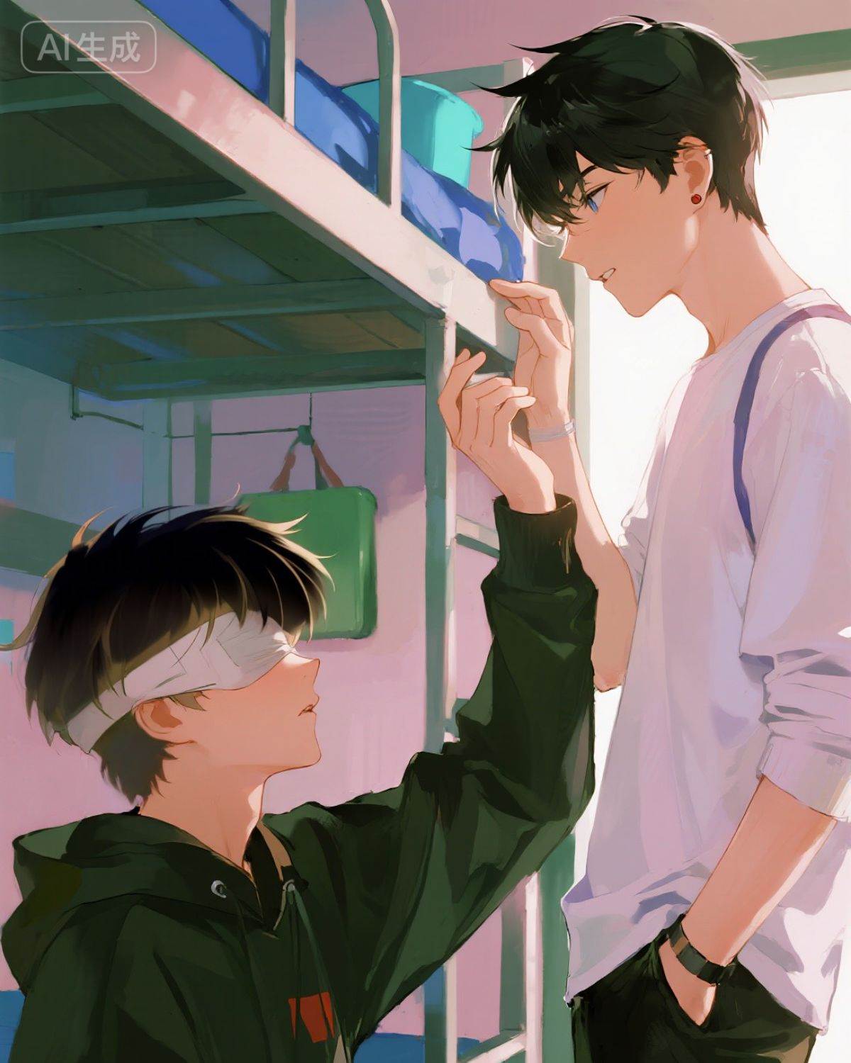 失明後死對頭成變態了