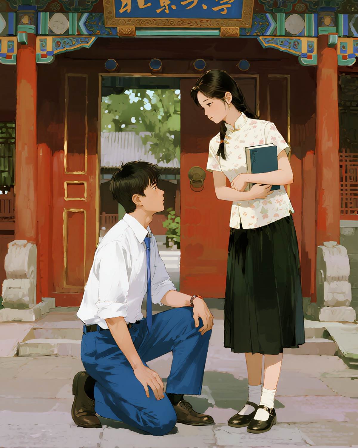 重生七五：不再做墊腳石後，他跪在北大門口求我復合