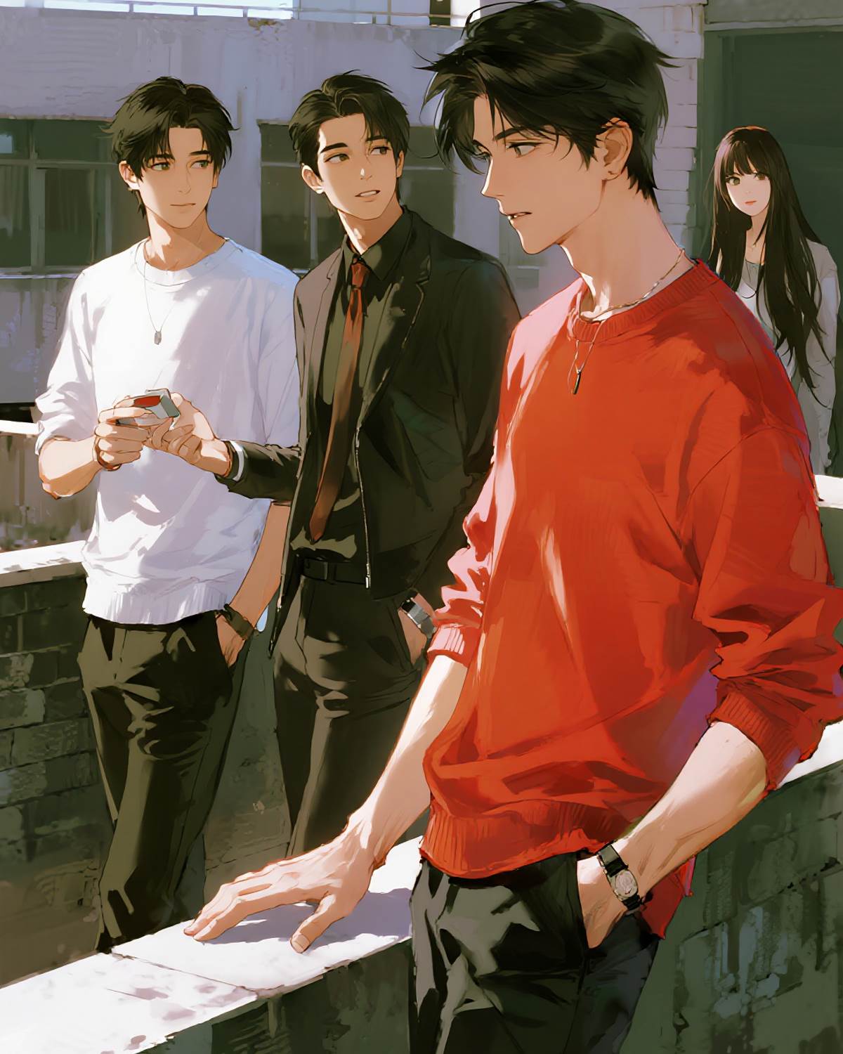 三個富二代打賭追我之後