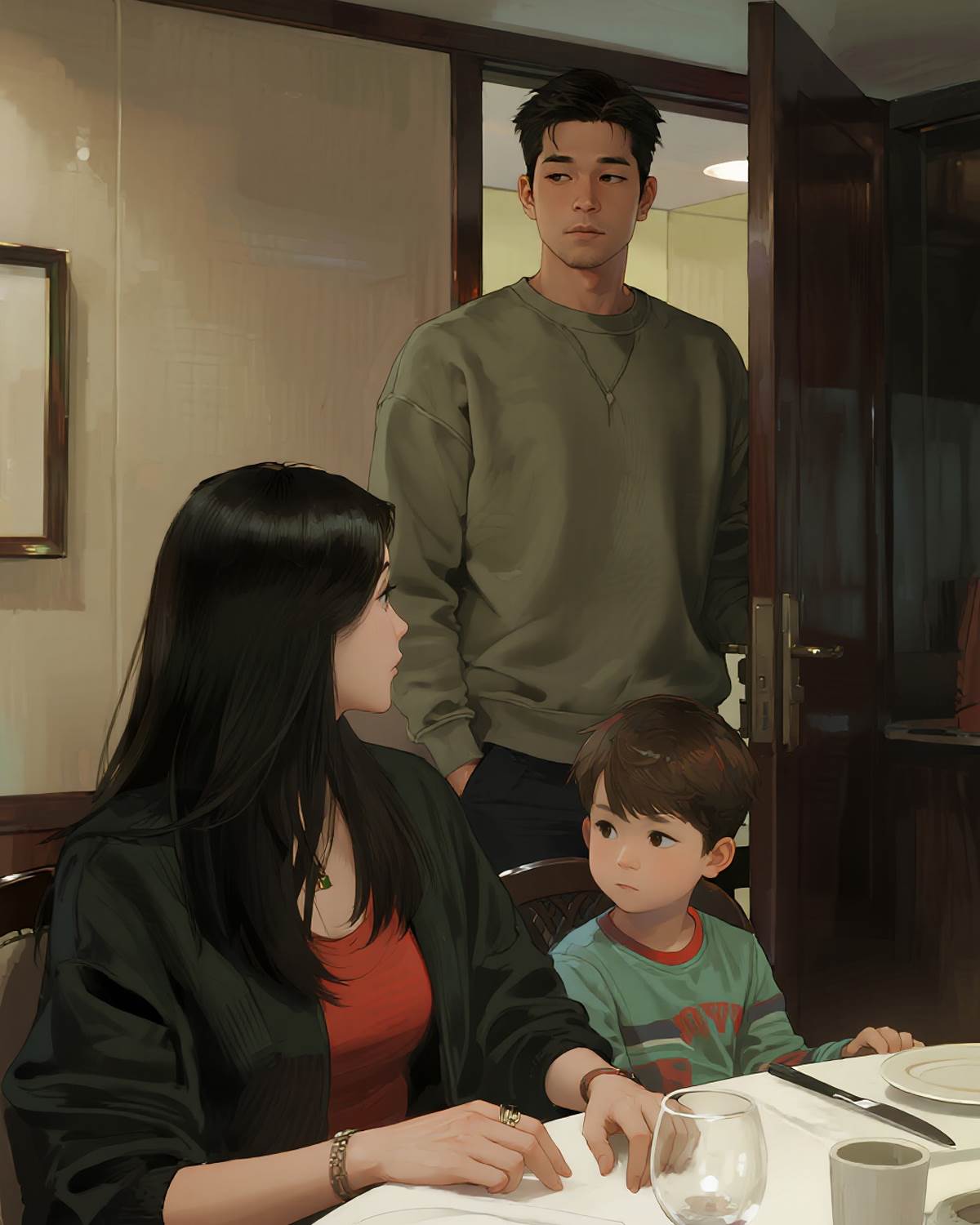 老公衣服穿反了，全家趕他出門