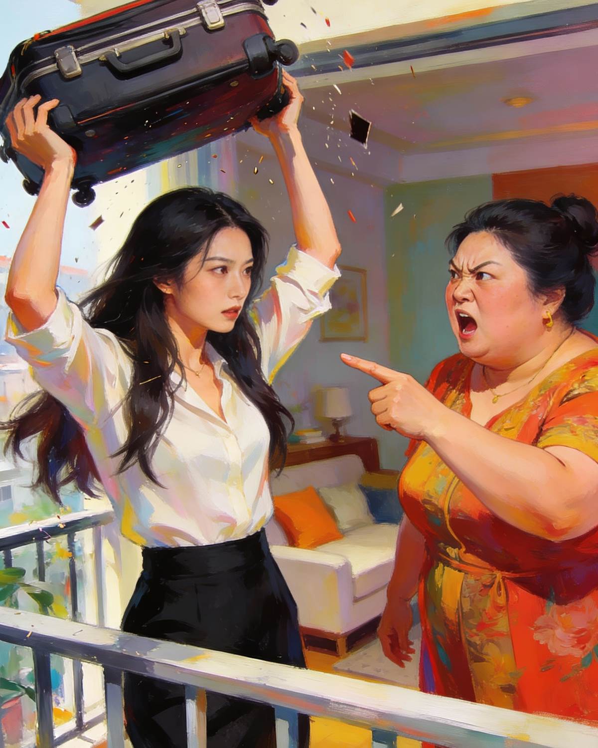 婆家嫌我陪嫁房不夠住，我叫高利貸上門服務