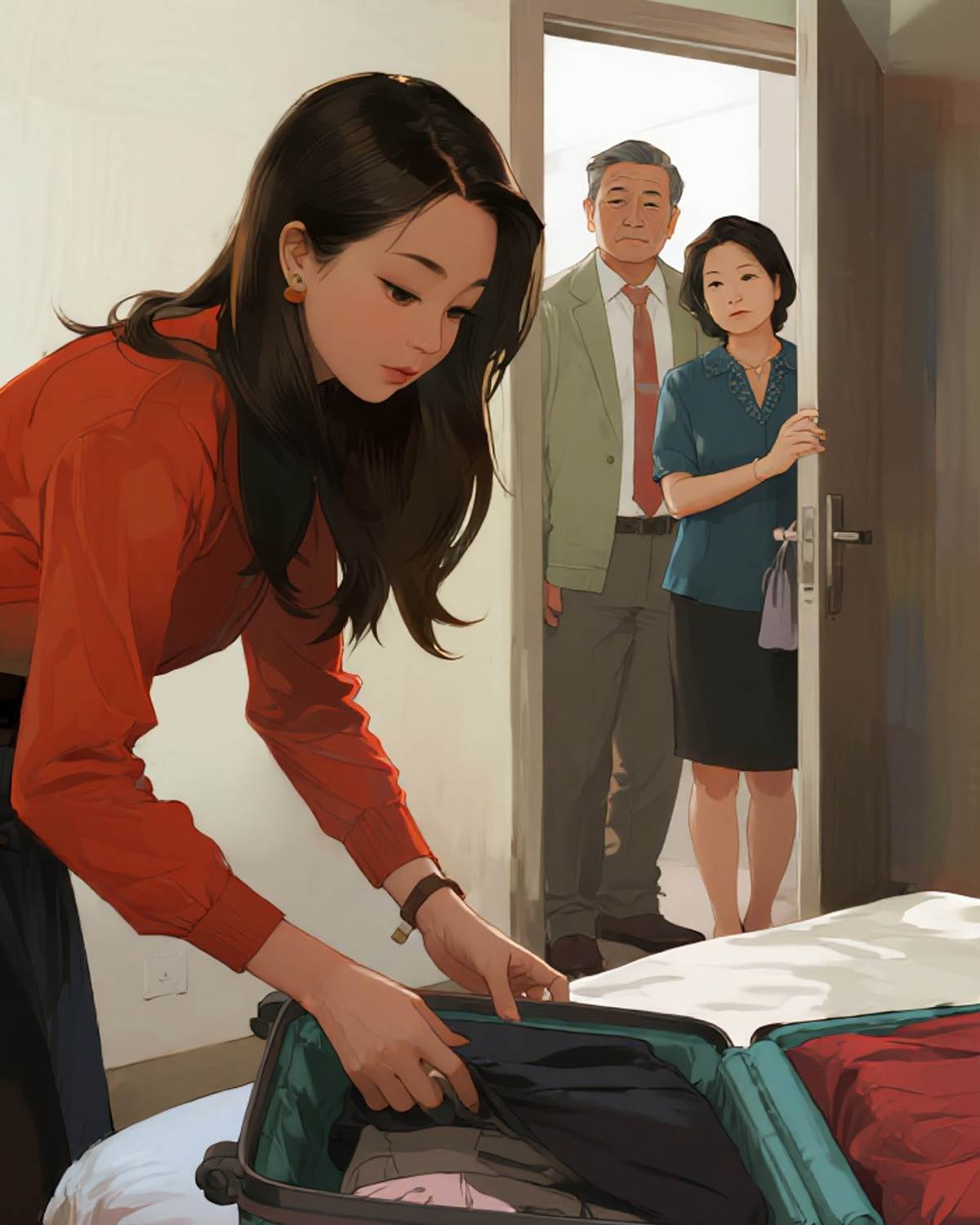 40度高溫，爸媽拆我房間的空調