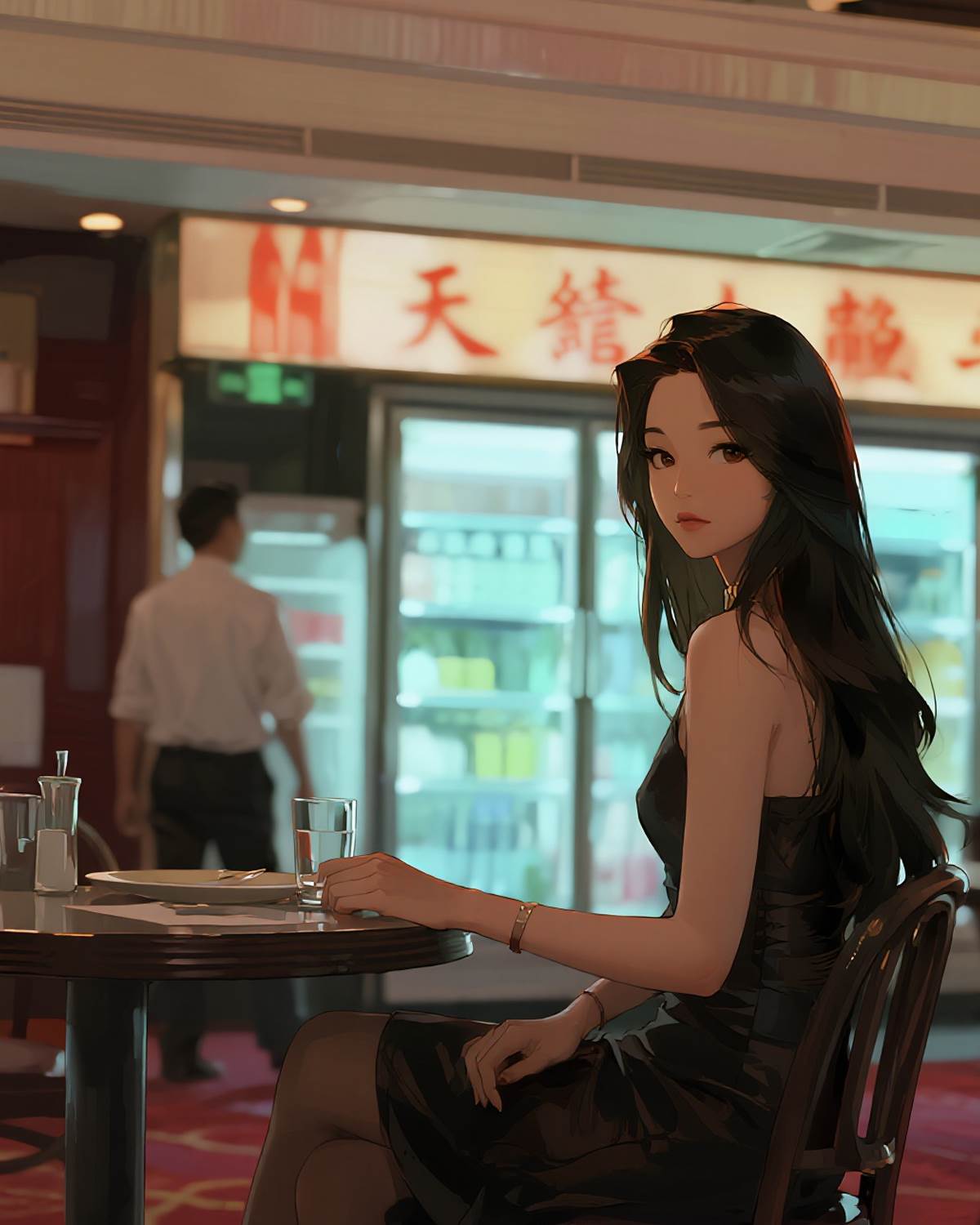 將老公和小三堵在冷庫後