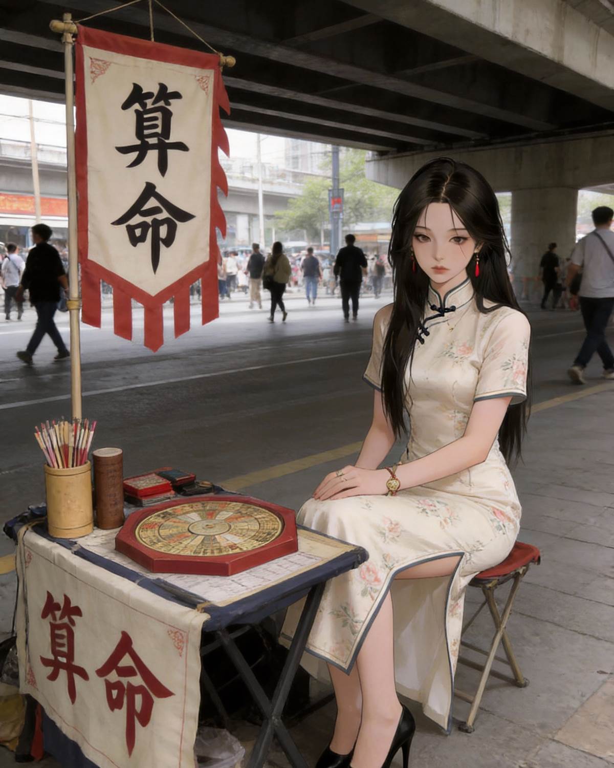 摳門大學生擺攤鬥鬼