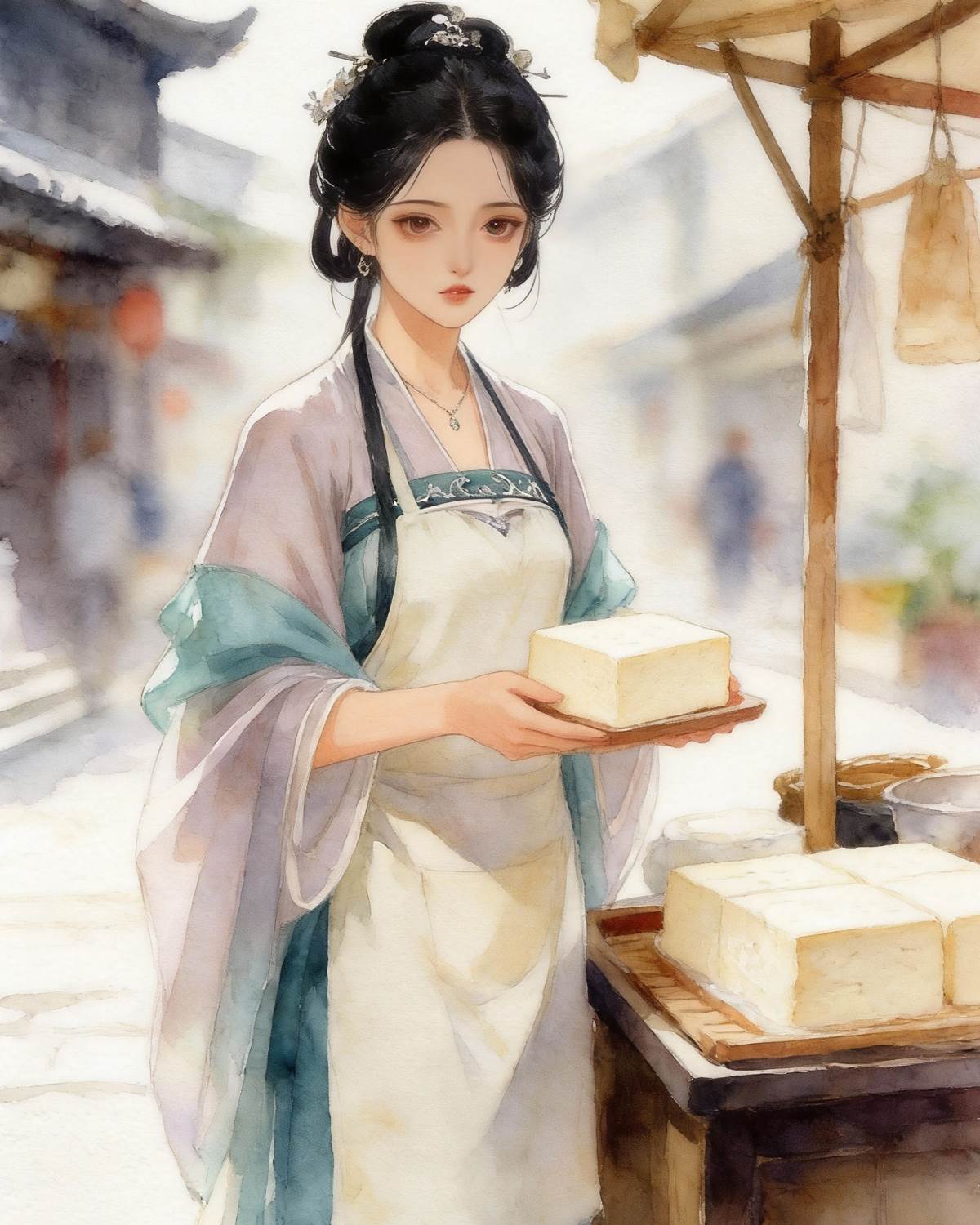 賣豆腐八年，丈夫要典妻