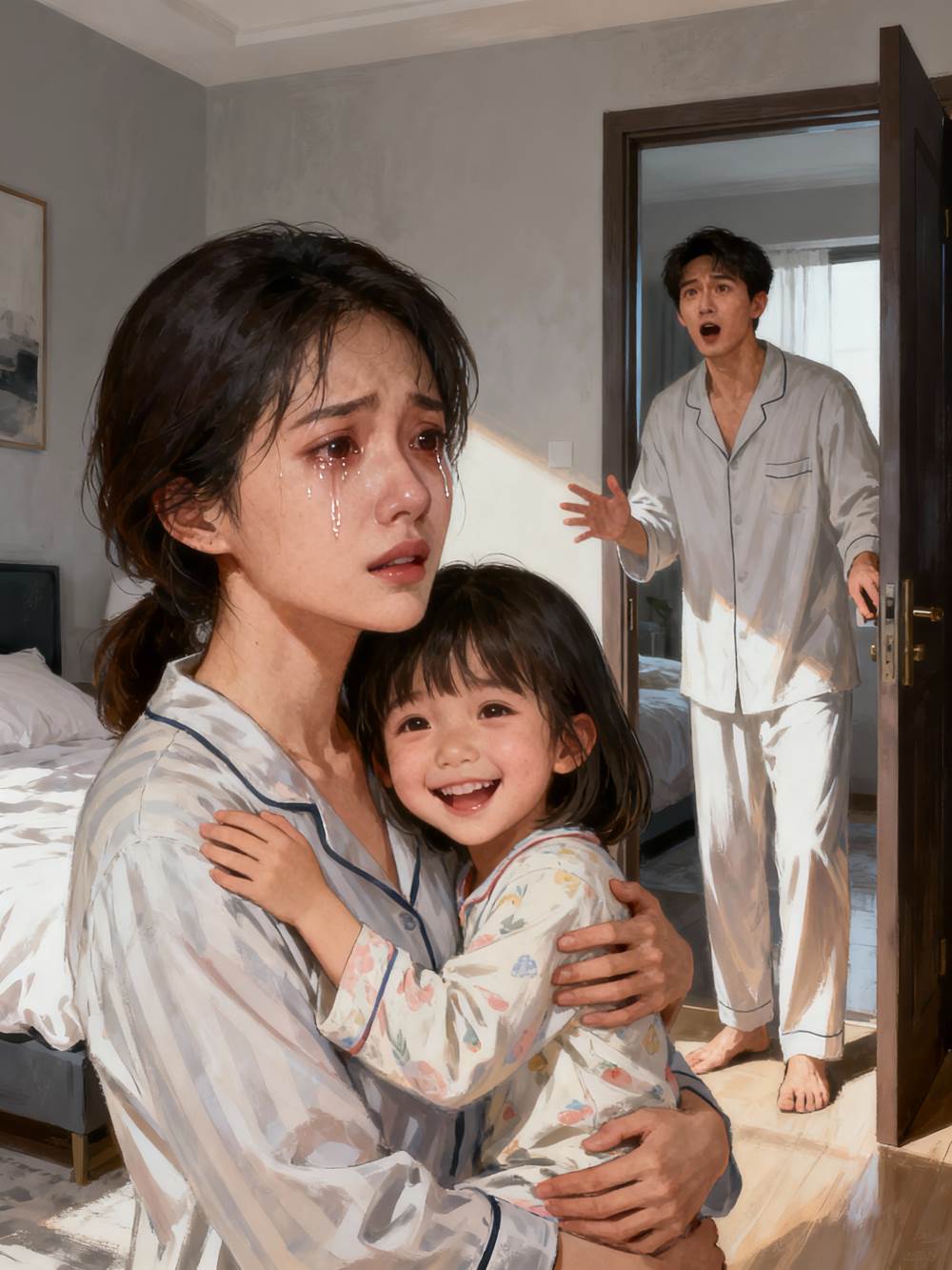 女兒被悶死在車裡後，我笑瘋了